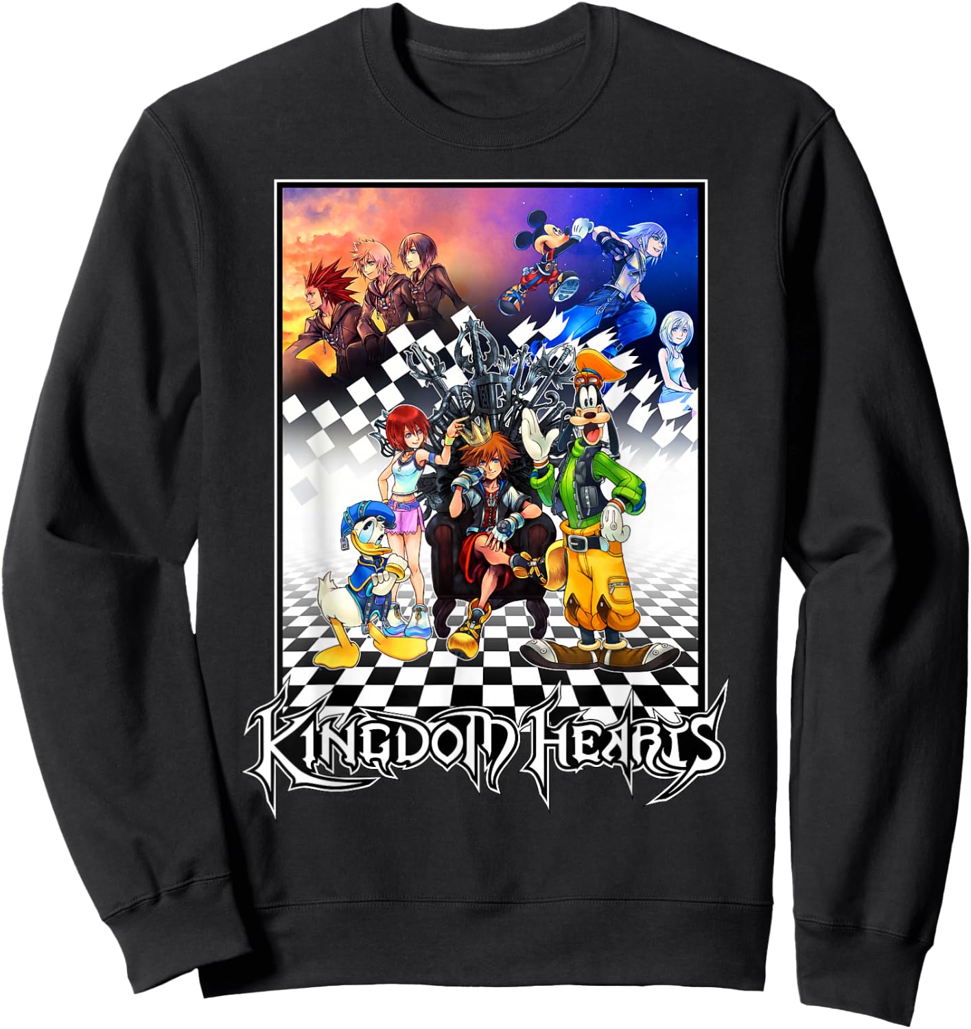 Disney - Kingdom Hearts Throne Sweatshirt - Sweatshirt | Black