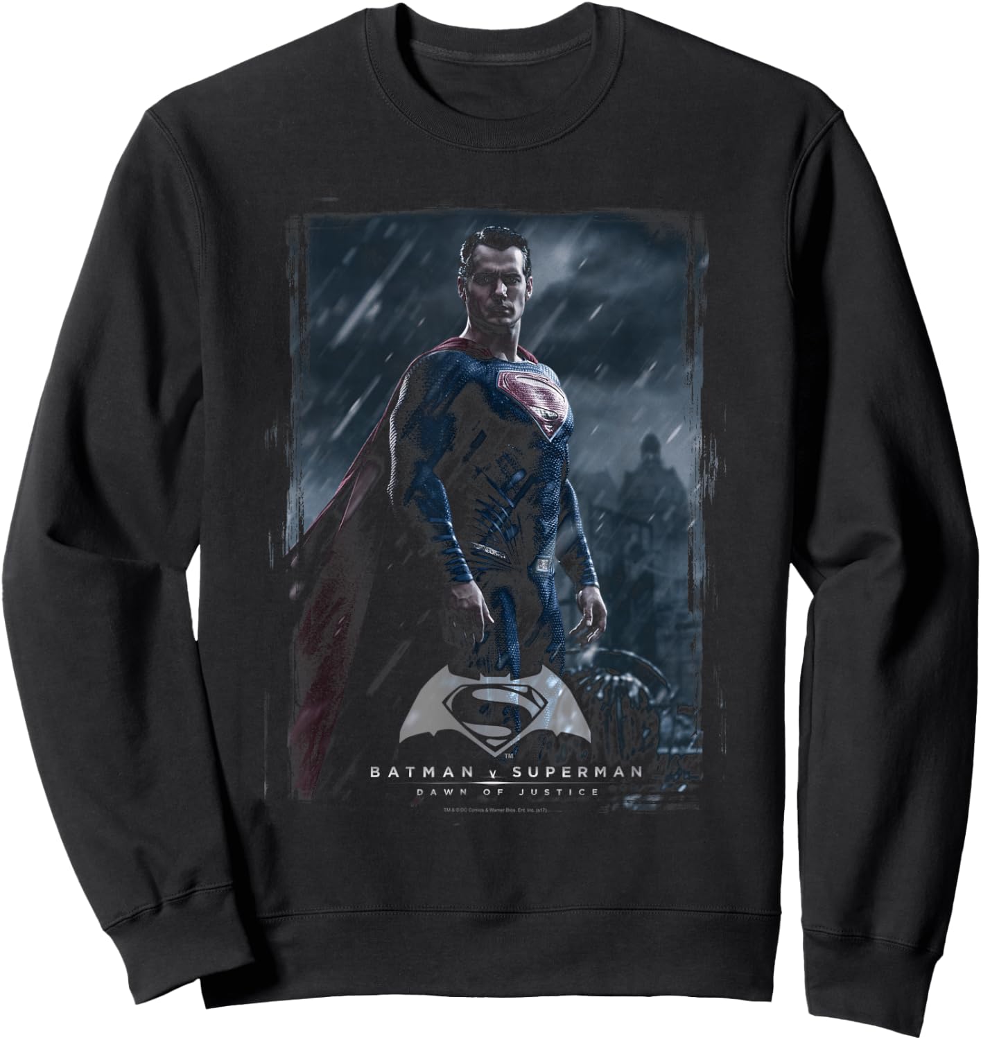 Batman v Superman Super Poster T Shirt Sweatshirt - Sweatshirt | Black