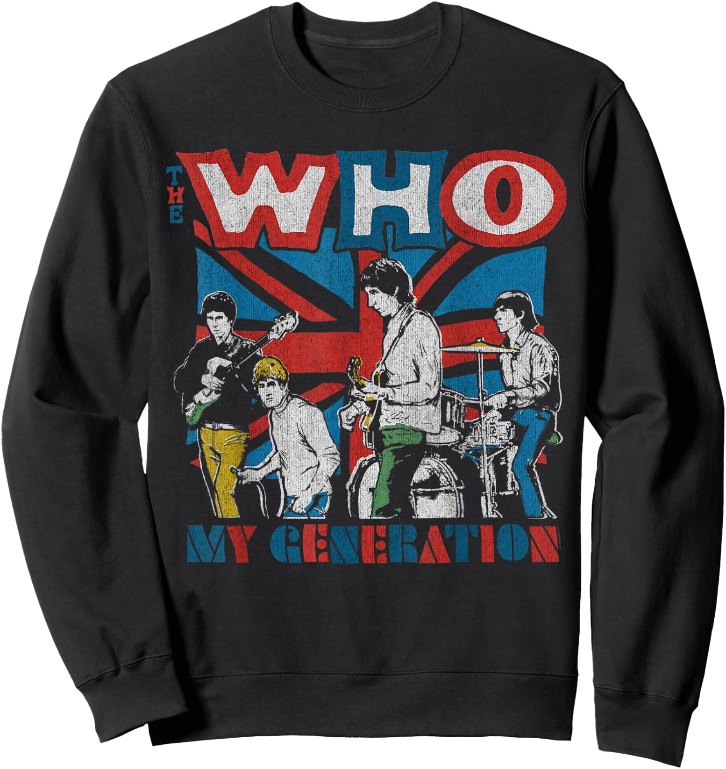 The Who Official My Generation Vintage Sweatshirt - Sweatshirt | Black