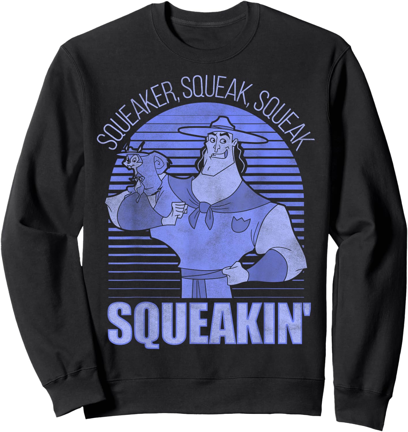 Disney Emperor's New Groove Kronk Squeakin' Squeaker Sweatshirt - Sweatshirt | Black