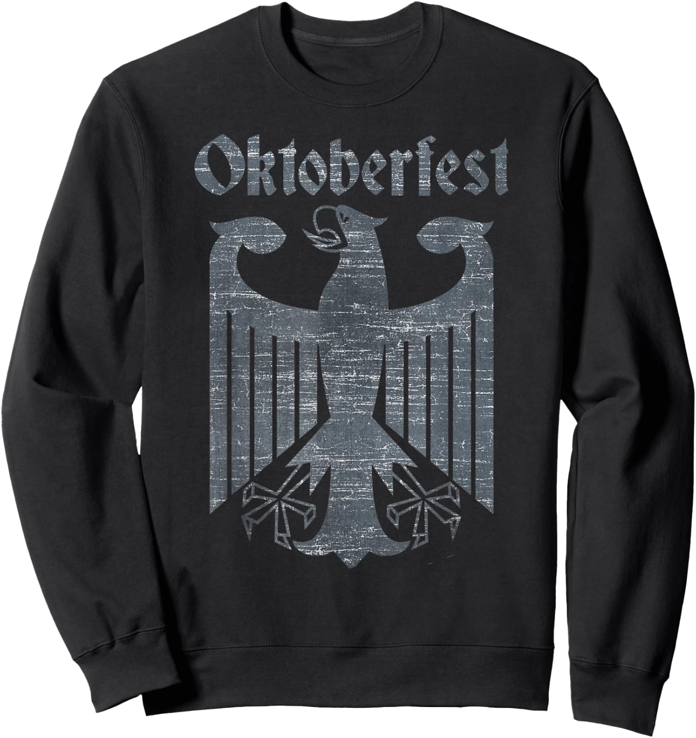 Oktoberfest Deutschland German Bundesadler Eagle Coat of Arm Sweatshirt - Sweatshirt | Black