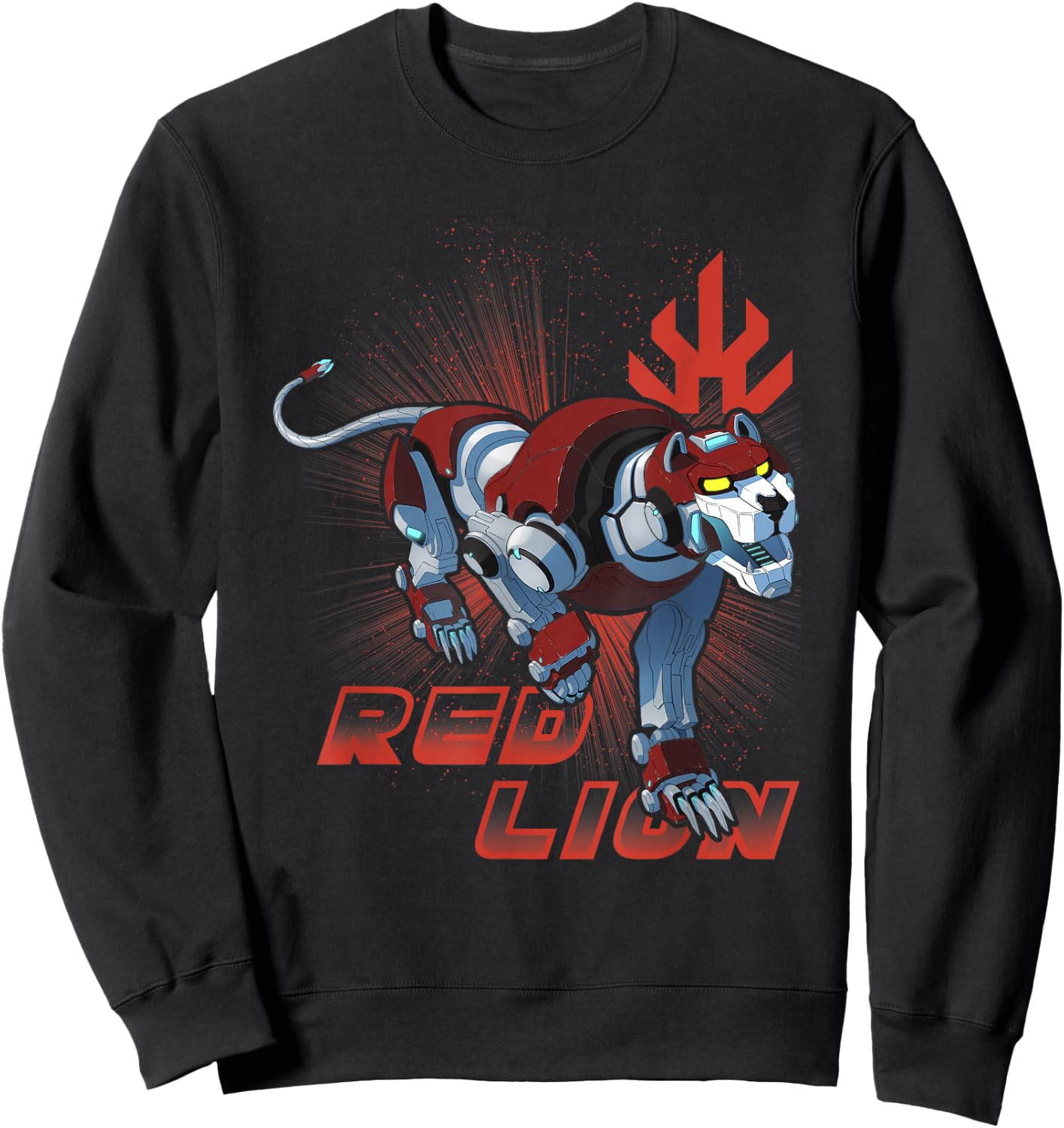 Legendary Defender Red Lion Logo Graphic Sweatshirt - Sweatshirt | Black