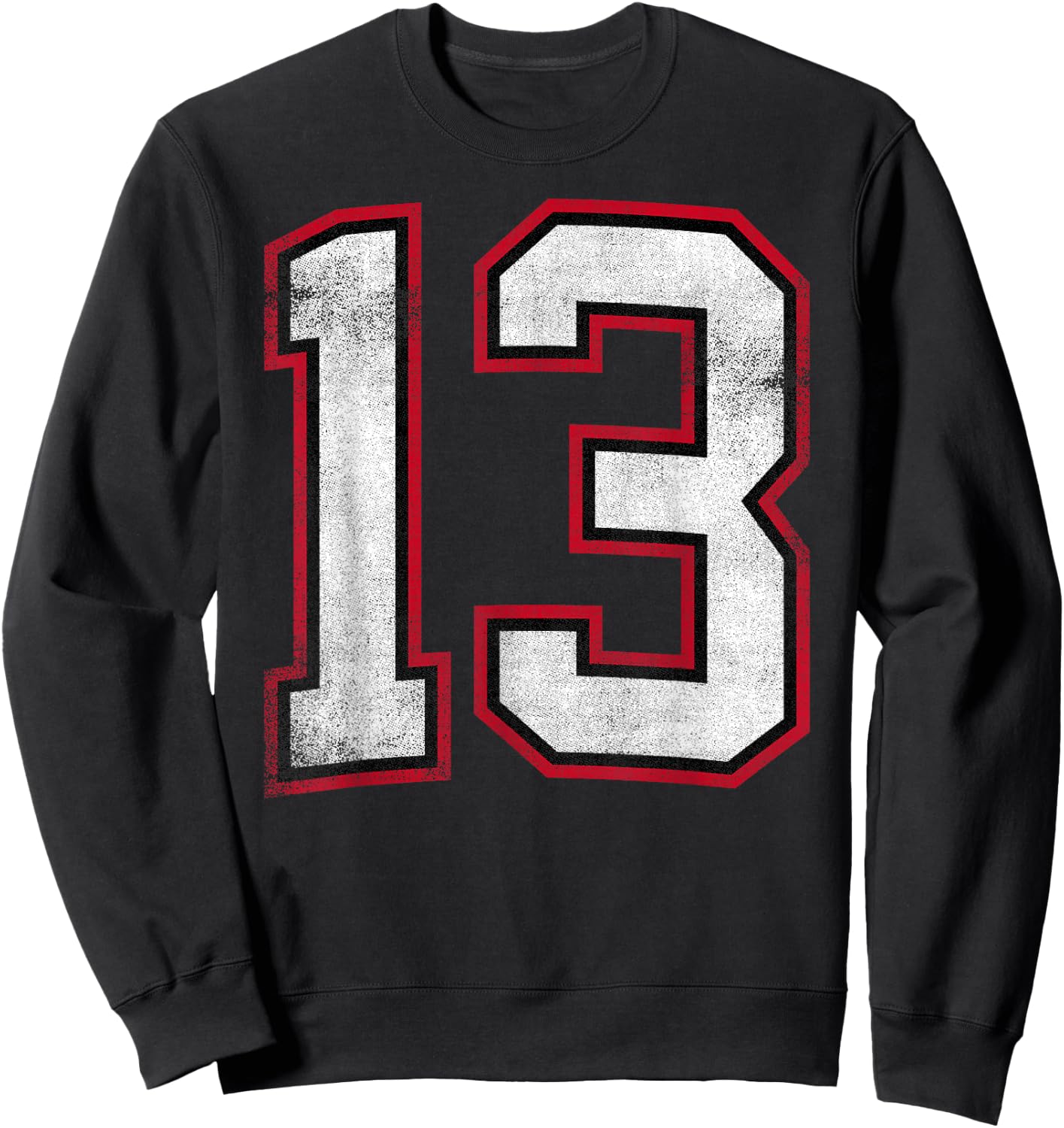 Number Thirteen 13 Sweatshirt - Sweatshirt | Black