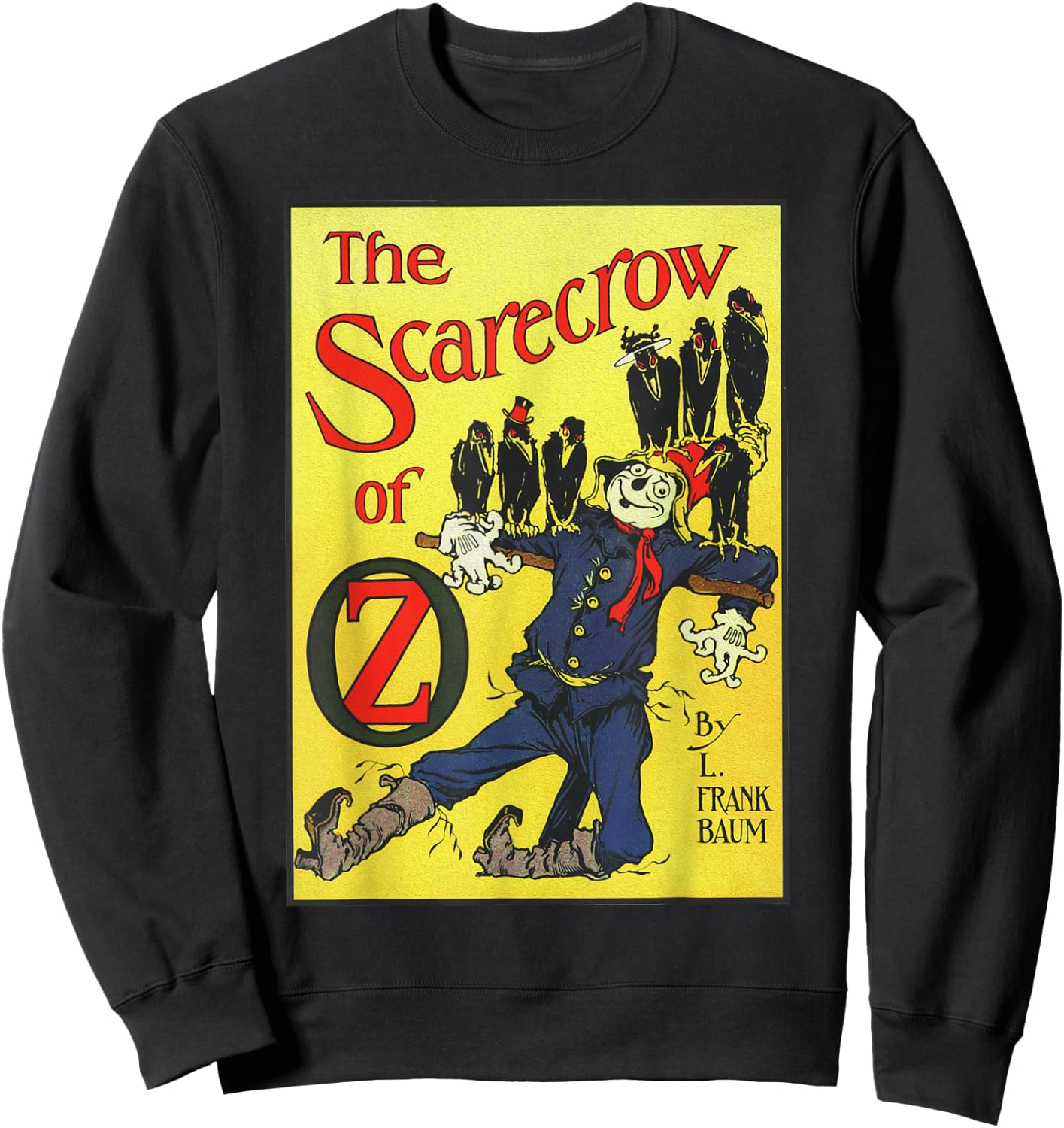Retro Wizard of OZ Book Series Scarecrow of OZ Sweatshirt - Sweatshirt | Black