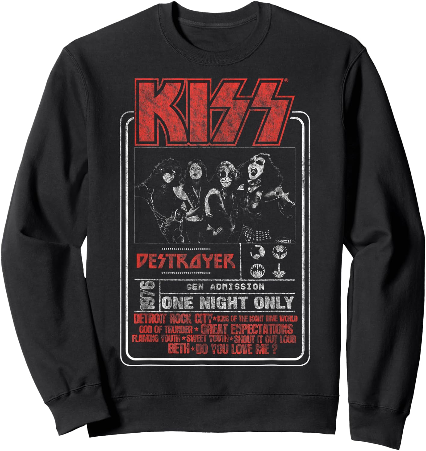 KISS - One Night Only Sweatshirt - Sweatshirt | Black
