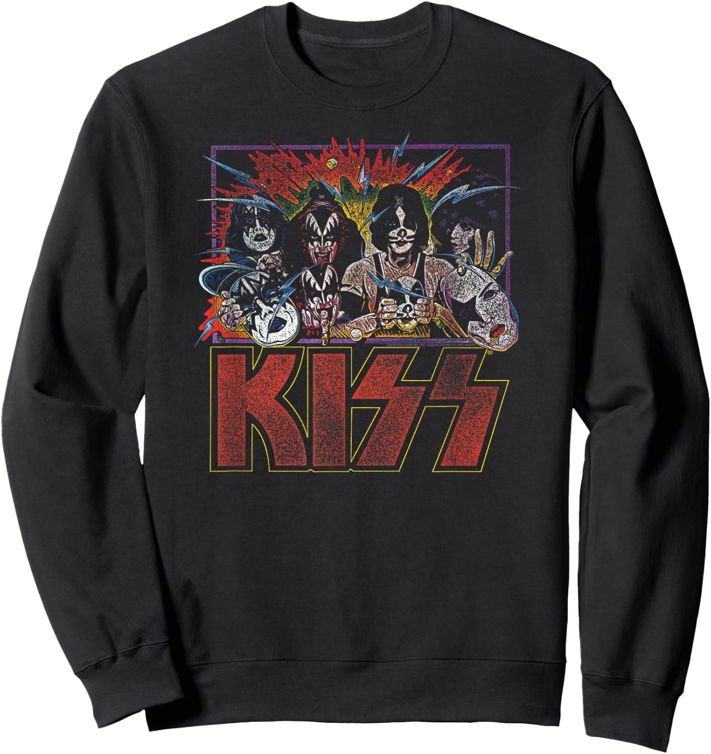 KISS - Unmasked II Sweatshirt - Sweatshirt | Black