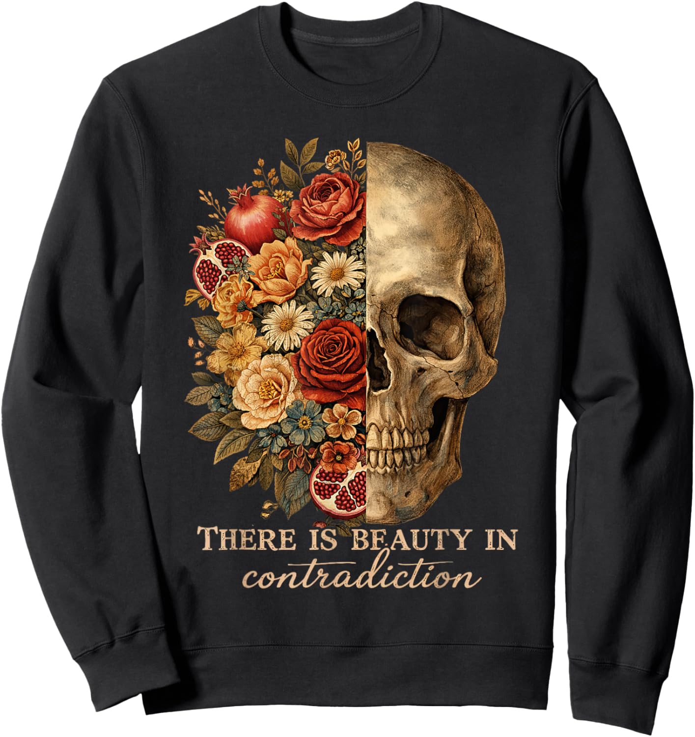 Persephone Greek Mythology A Beauty in that Contradiction Sweatshirt - Sweatshirt | Black