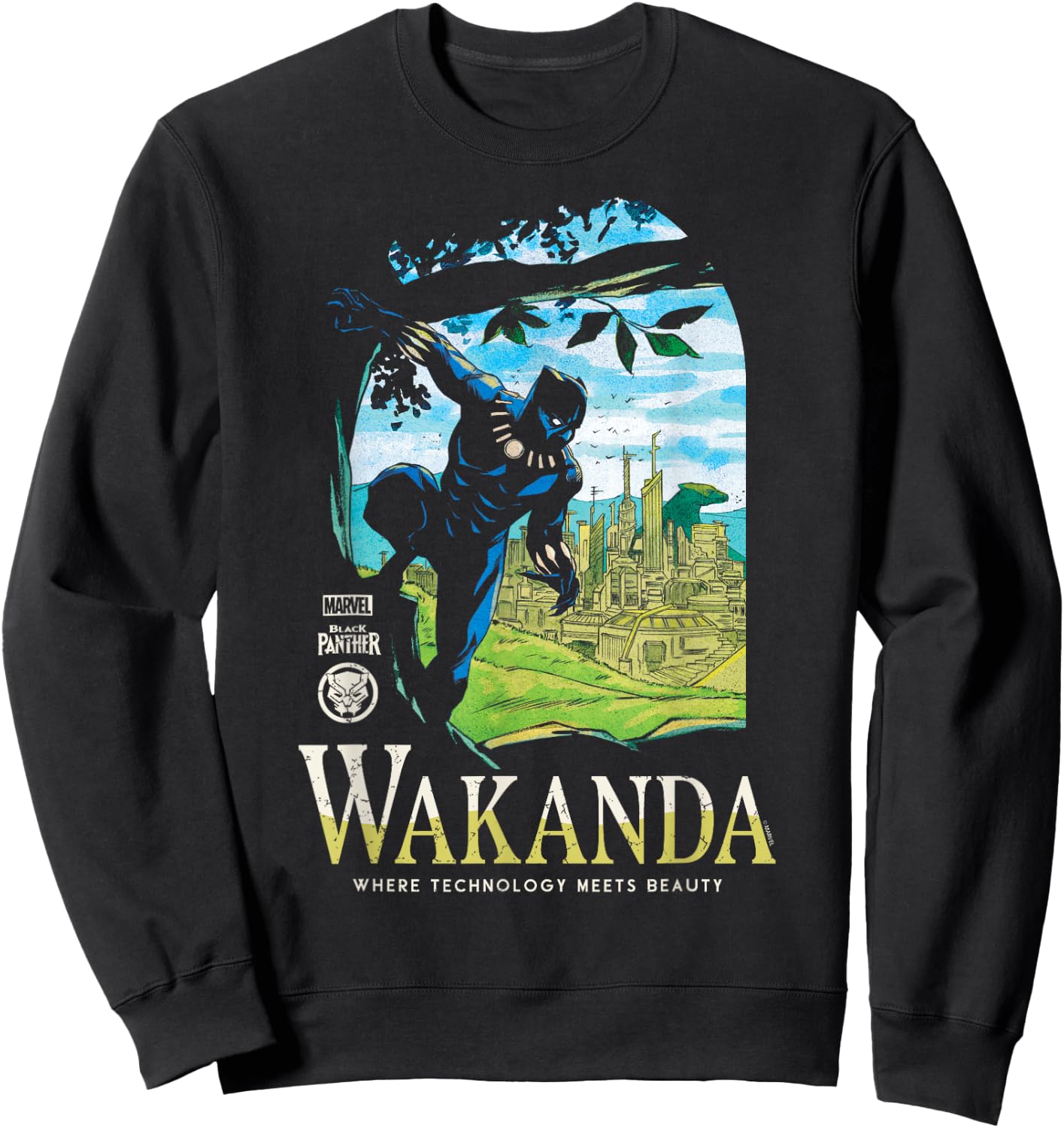 Black Panther - Destination Sweatshirt - Sweatshirt | Black