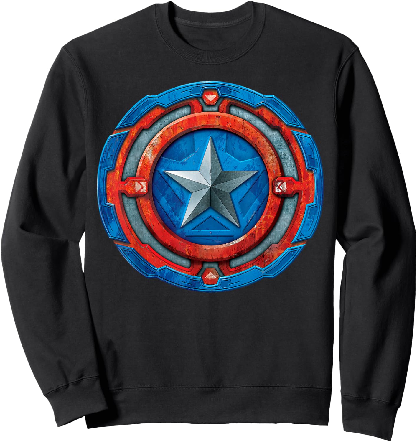 Marvel Avengers Mech Strike Captain America Sweatshirt - Sweatshirt | Black