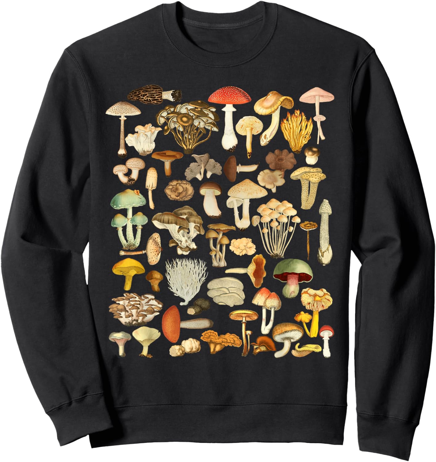 Mushroom Mycology Fungi Foraging Mushroom Whisperer Sweatshirt - Sweatshirt | Black