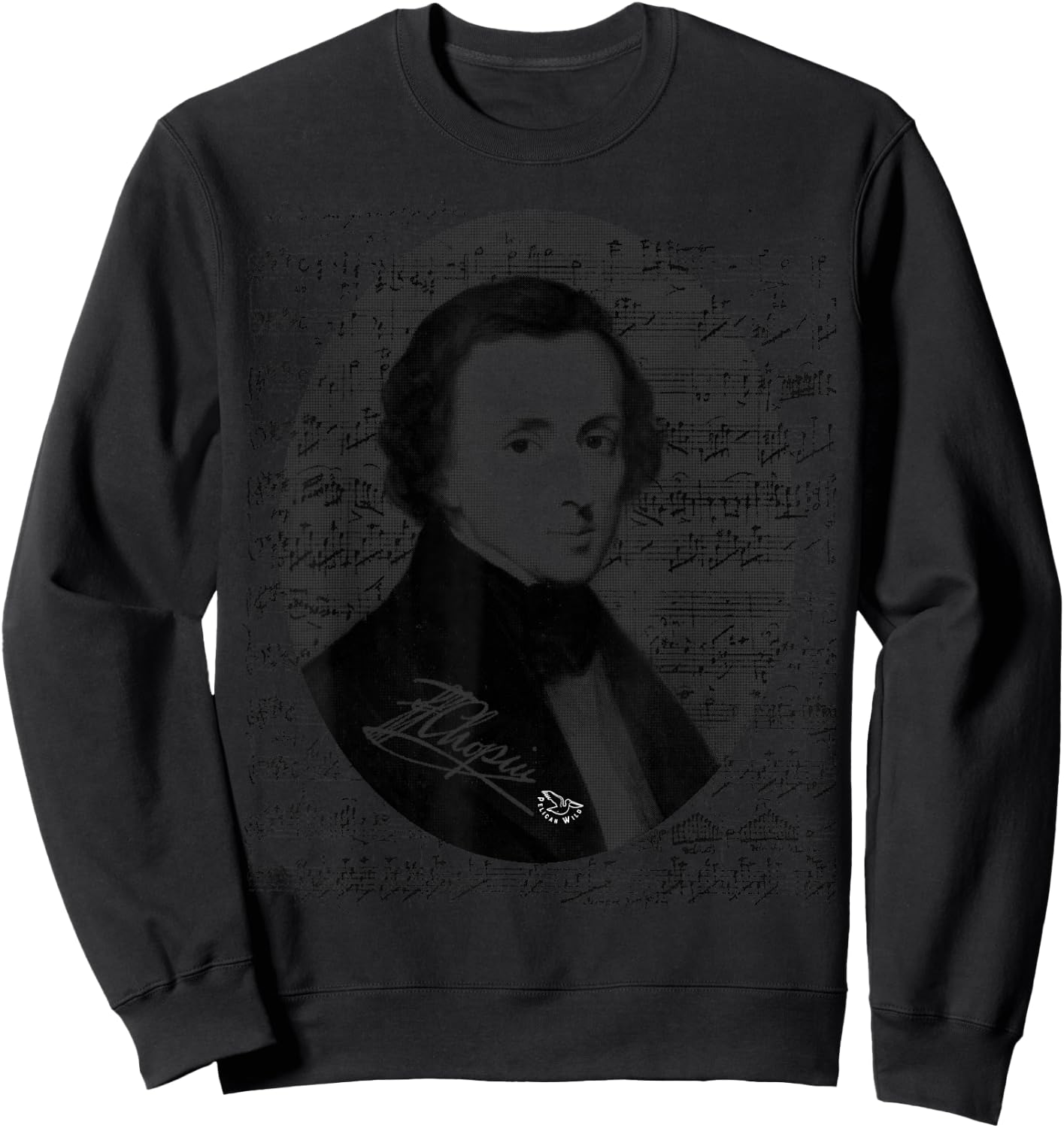 Frederic Chopin for Chopin Music Lovers Pianist Gift Sweatshirt - Sweatshirt | Black