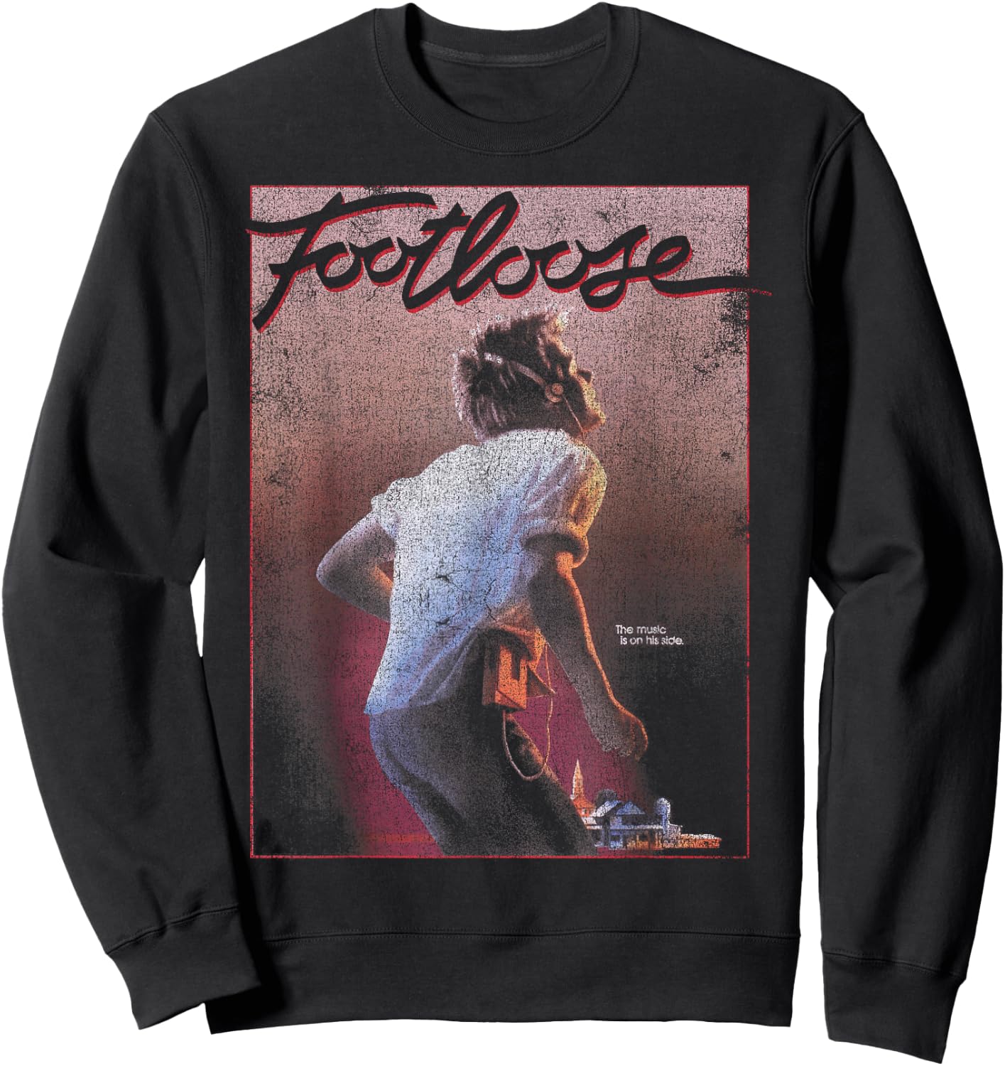 Footloose Classic Poster Sweatshirt - Sweatshirt | Black