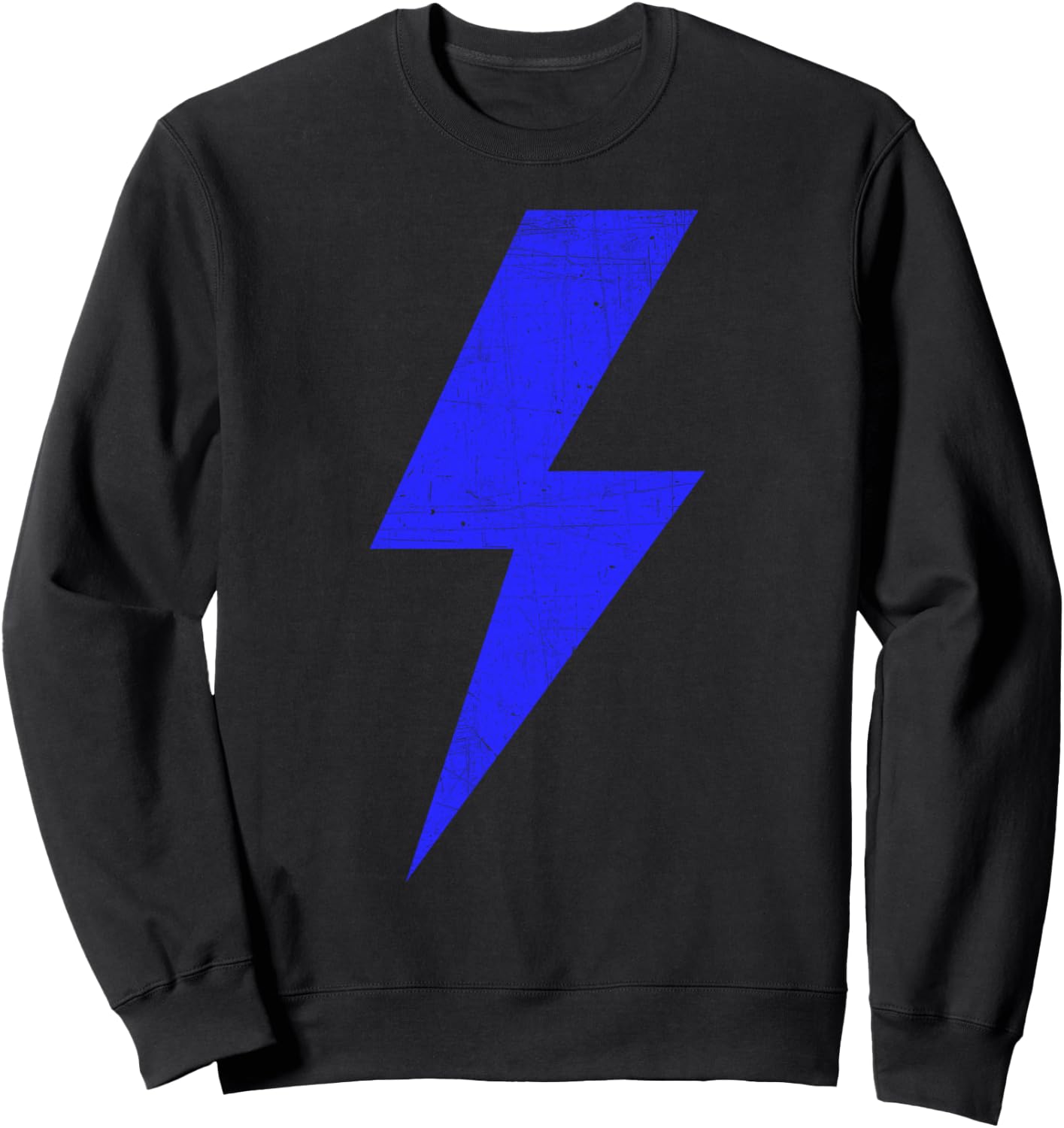 Bolt Lightning BLUE Thunderbolt Team Sweatshirt - Sweatshirt | Black