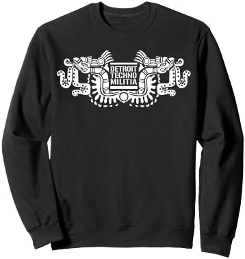 Detroit Techno Militia: Aztec Design Sweatshirt - Sweatshirt | Black