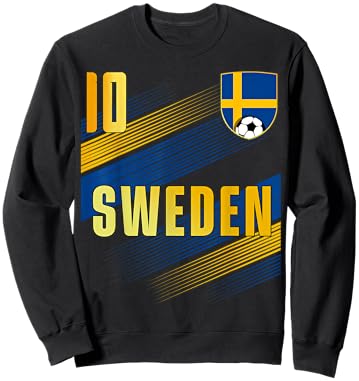 Sweden Flag Swedish Pride Lovers Sweatshirt - Sweatshirt | Black