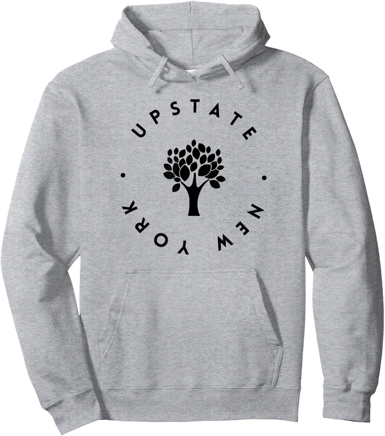 Upstate New York Tree, I love Upstate NY Design Hoodie - Hoodie | Ash