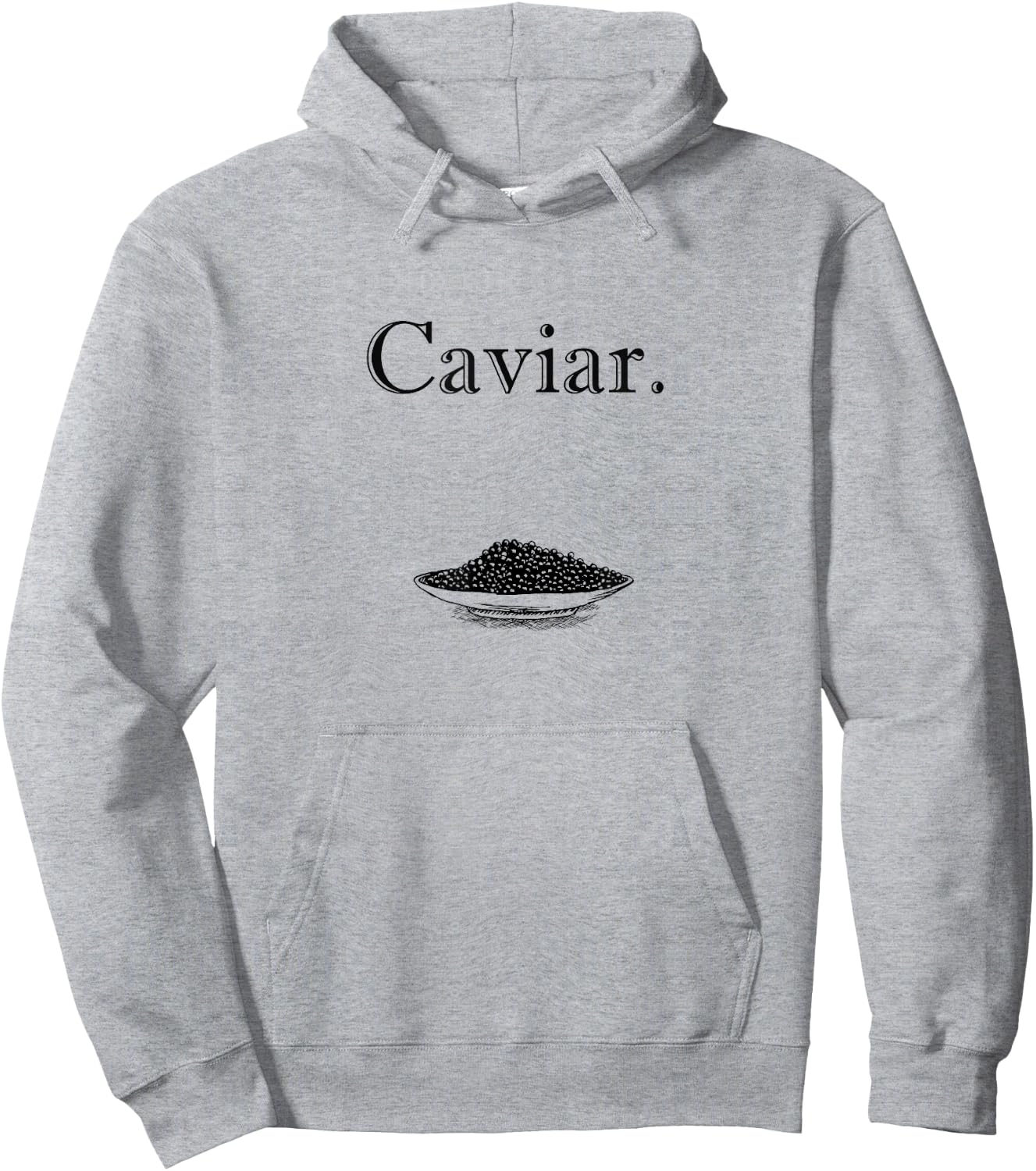 Stylish Caviar Fish Eggs Gift Caviar Lovers Hoodie - Hoodie | Ash
