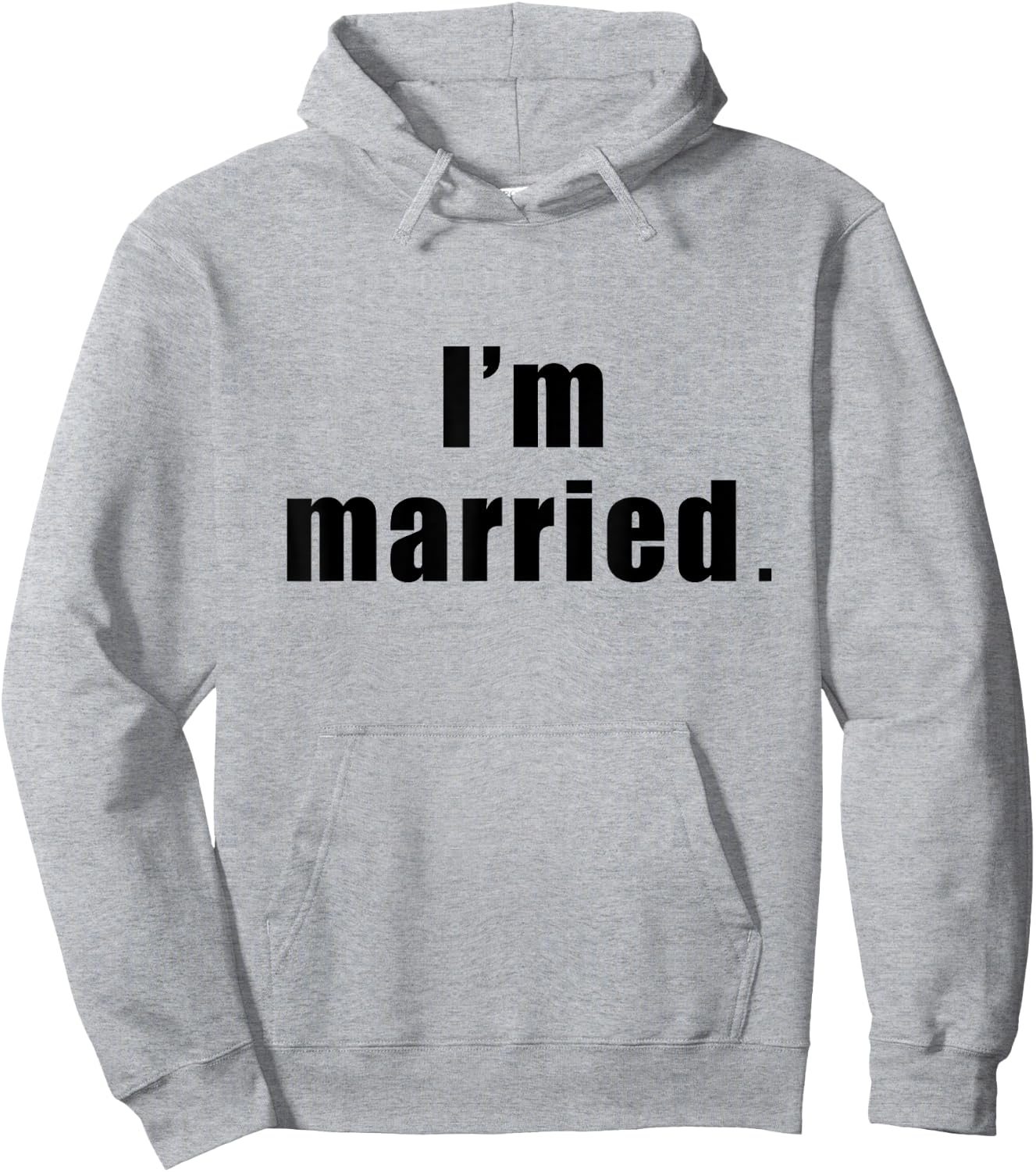 I'm Married Spouse Gym Fitness Hoodie - Hoodie | Ash