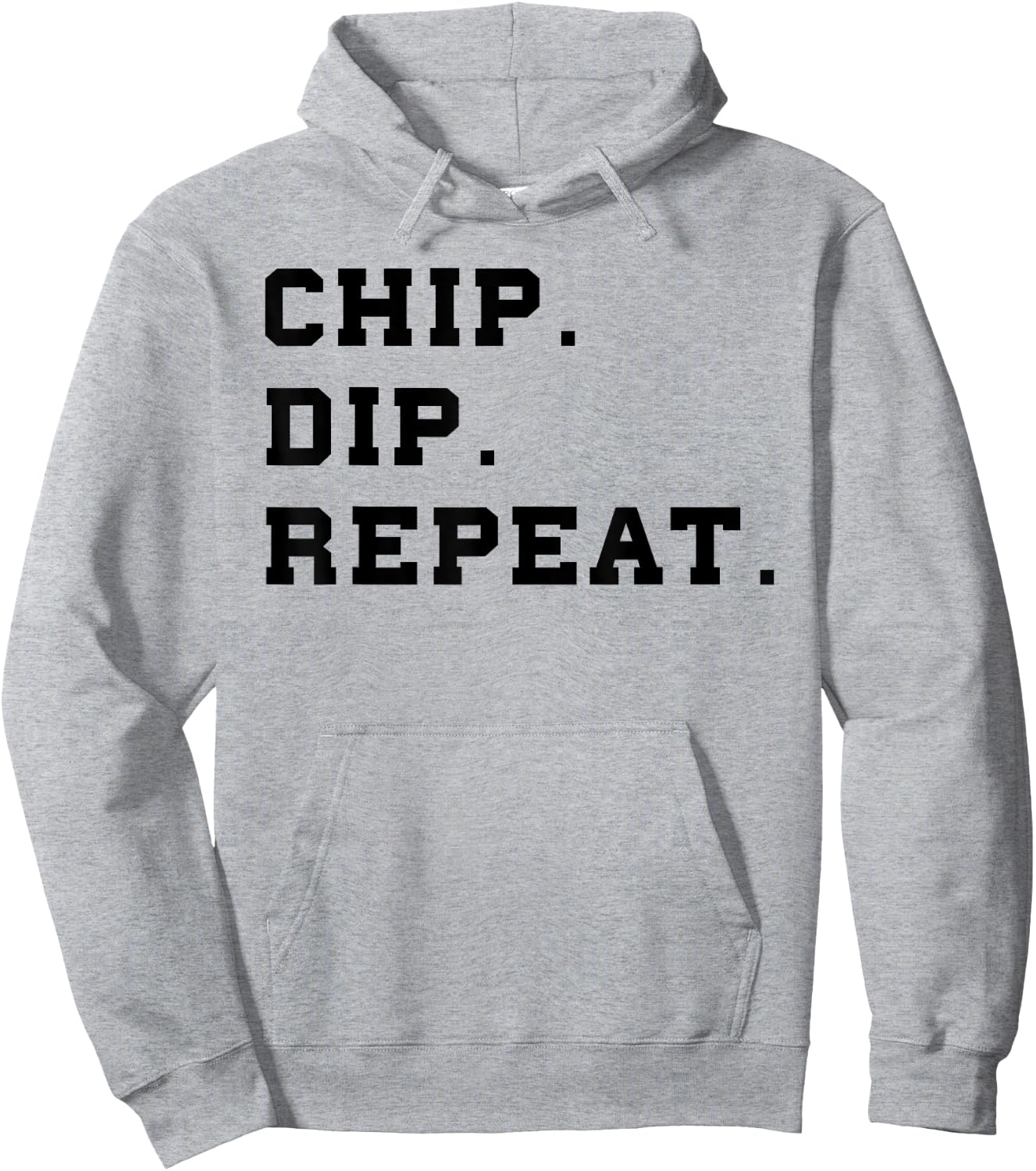 Chip Dip Repeat Shirt Funny Foodie Salsa Lover Shirt Hoodie - Hoodie | Ash