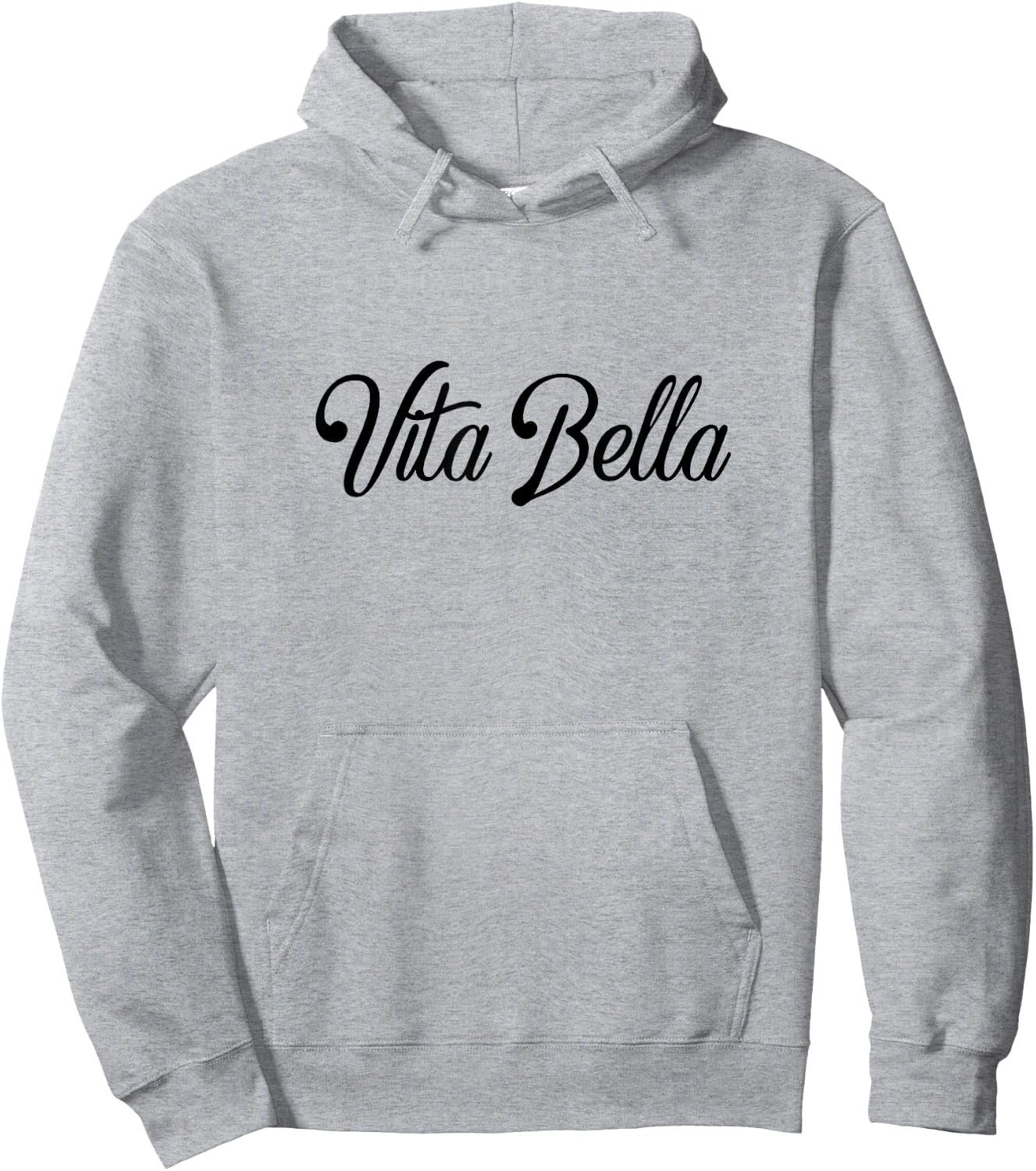 Vita bella Italian T Shirt: The Good Life, beautiful sayings Hoodie - Hoodie | Ash