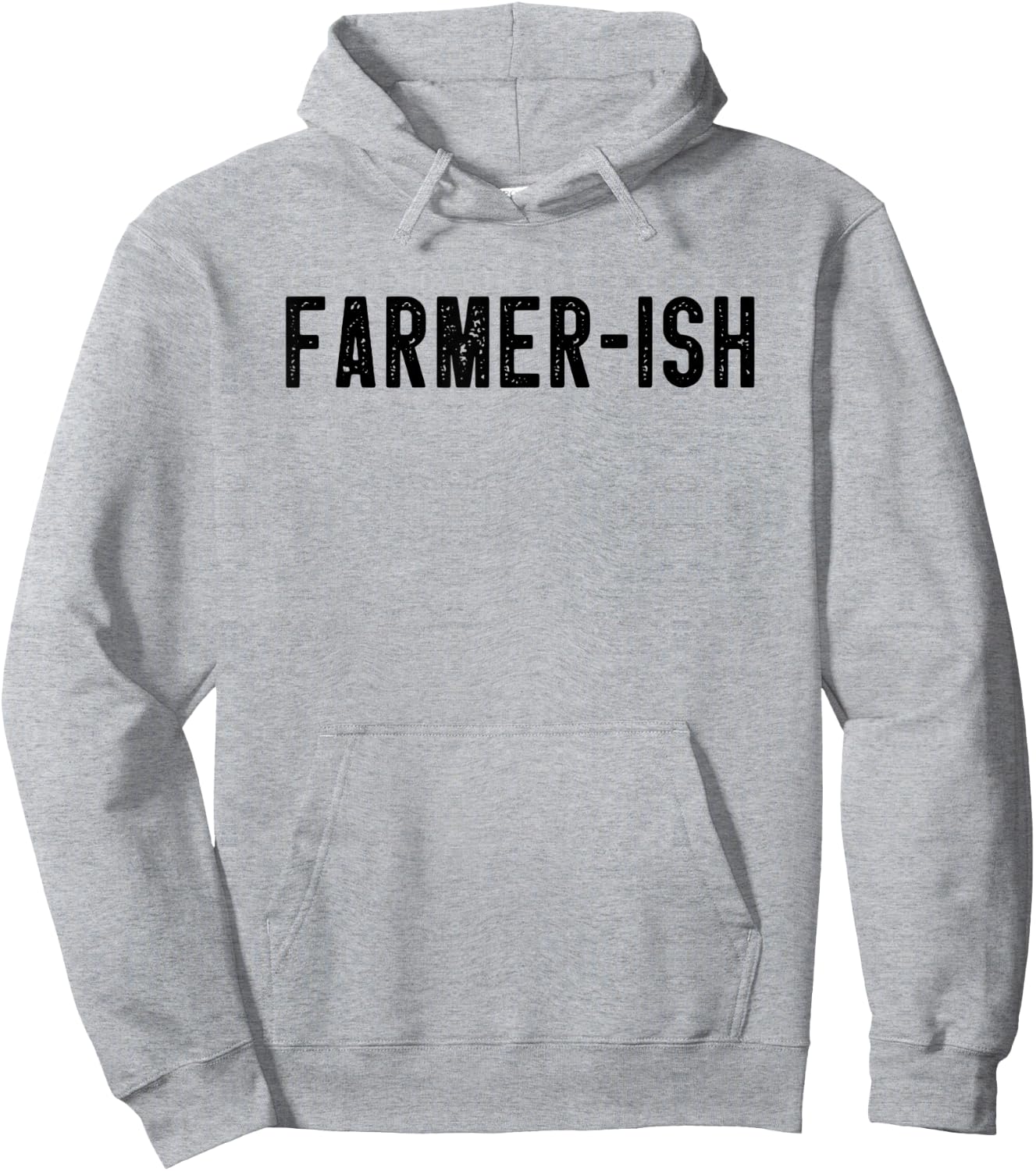 Farmer-ish Funny Farming Dad Farmer Mom Sarcastic Farm Joke Hoodie - Hoodie | Ash