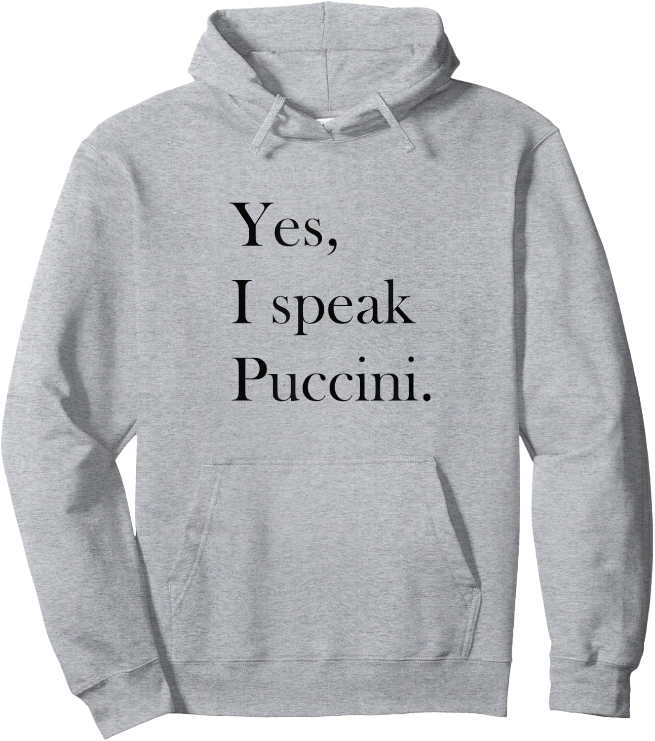 Puccini T Shirt - Classical Music Lover Ts, Opera Lover Gift Hoodie - Hoodie | Ash