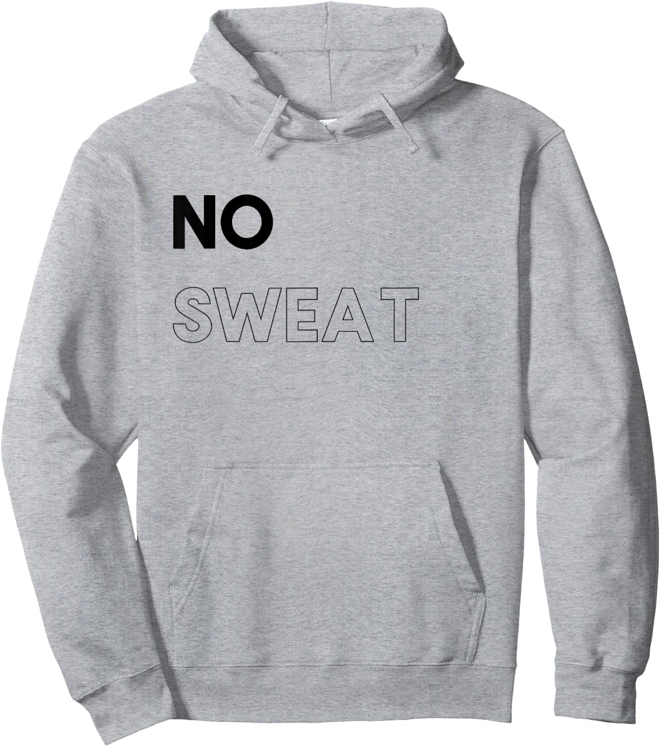 Funny Gym - No Sweat Hoodie - Hoodie | Ash