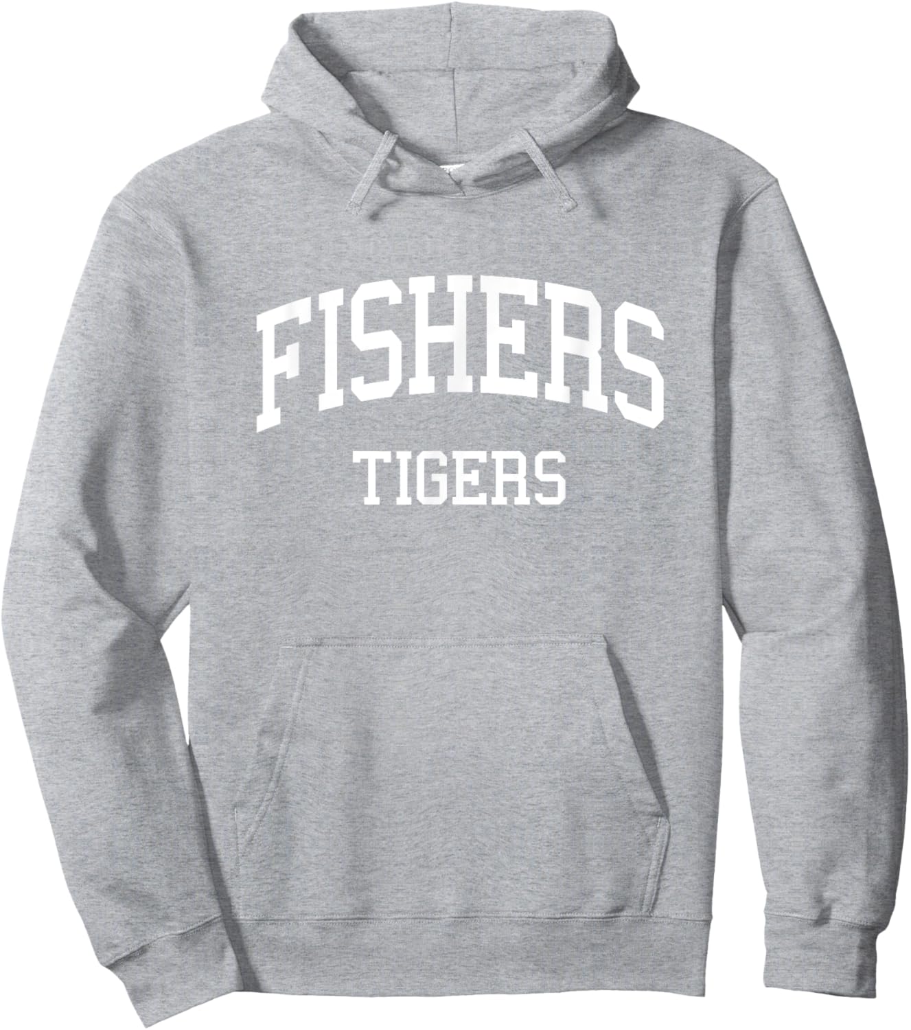 Fishers High School HS Fishers in Retro Sports Hoodie - Hoodie | Ash