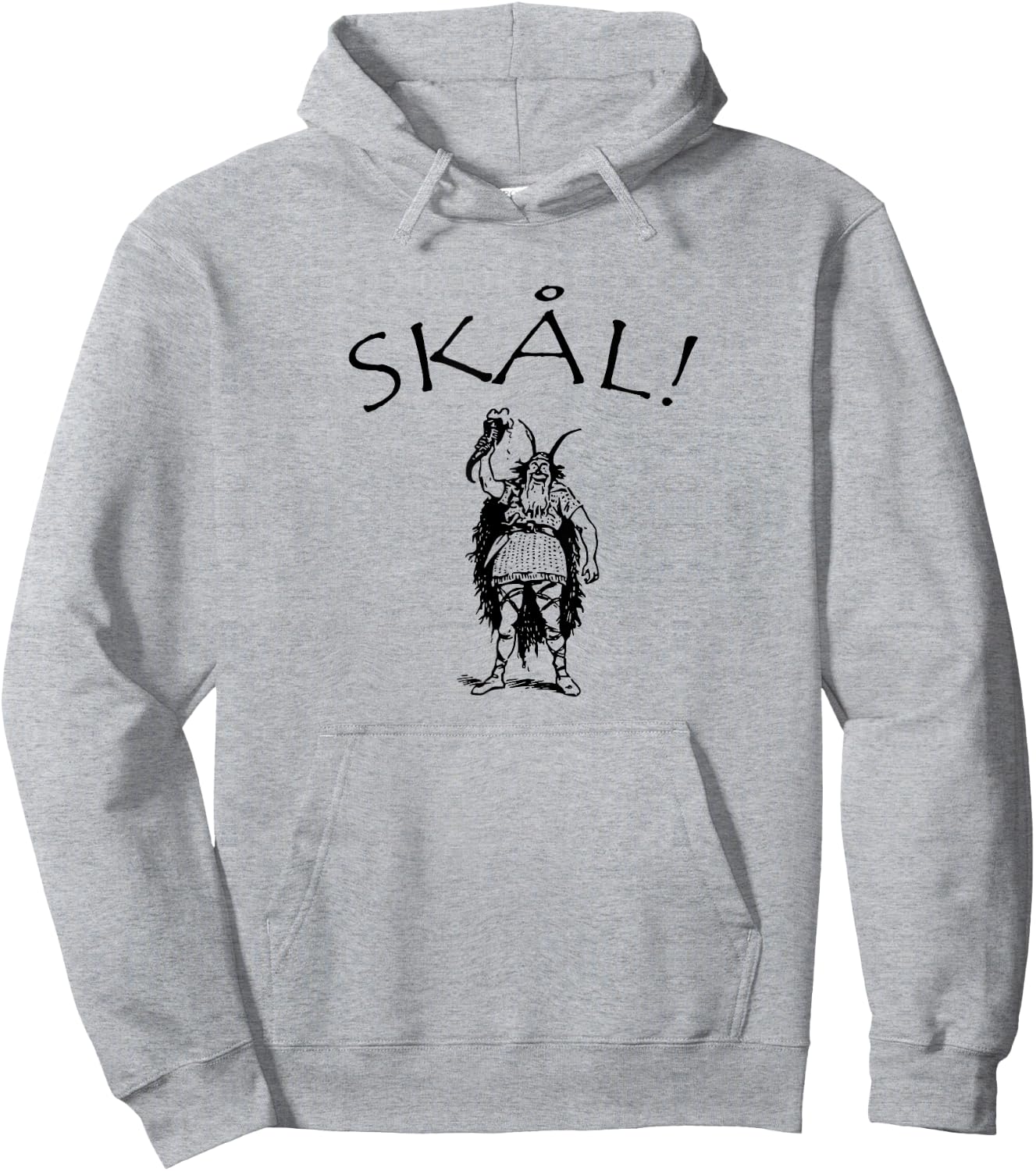 SKAL! Scandinavian Cheers Nordic Norway Sweden Denmark Norse Hoodie - Hoodie | Ash