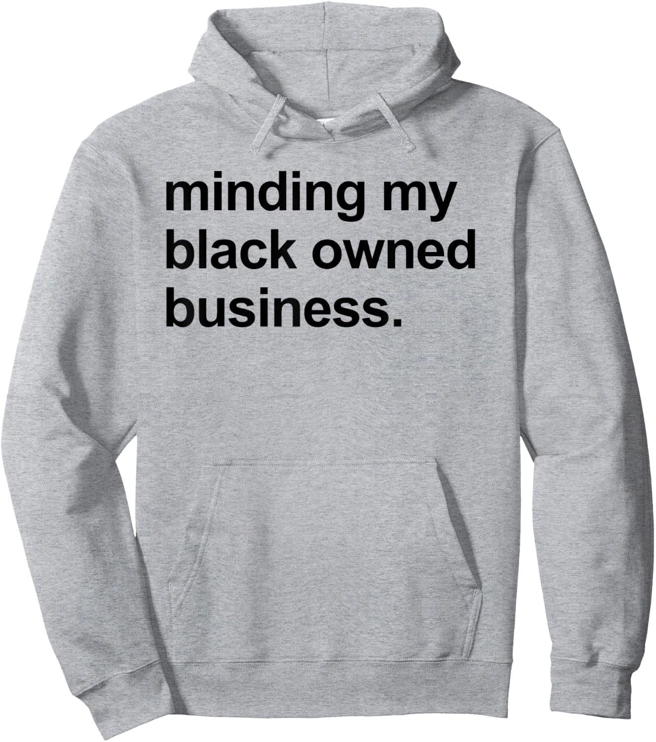 Minding My Black Owned Business Shirt Entrepreneur Boss Hoodie - Hoodie | Ash