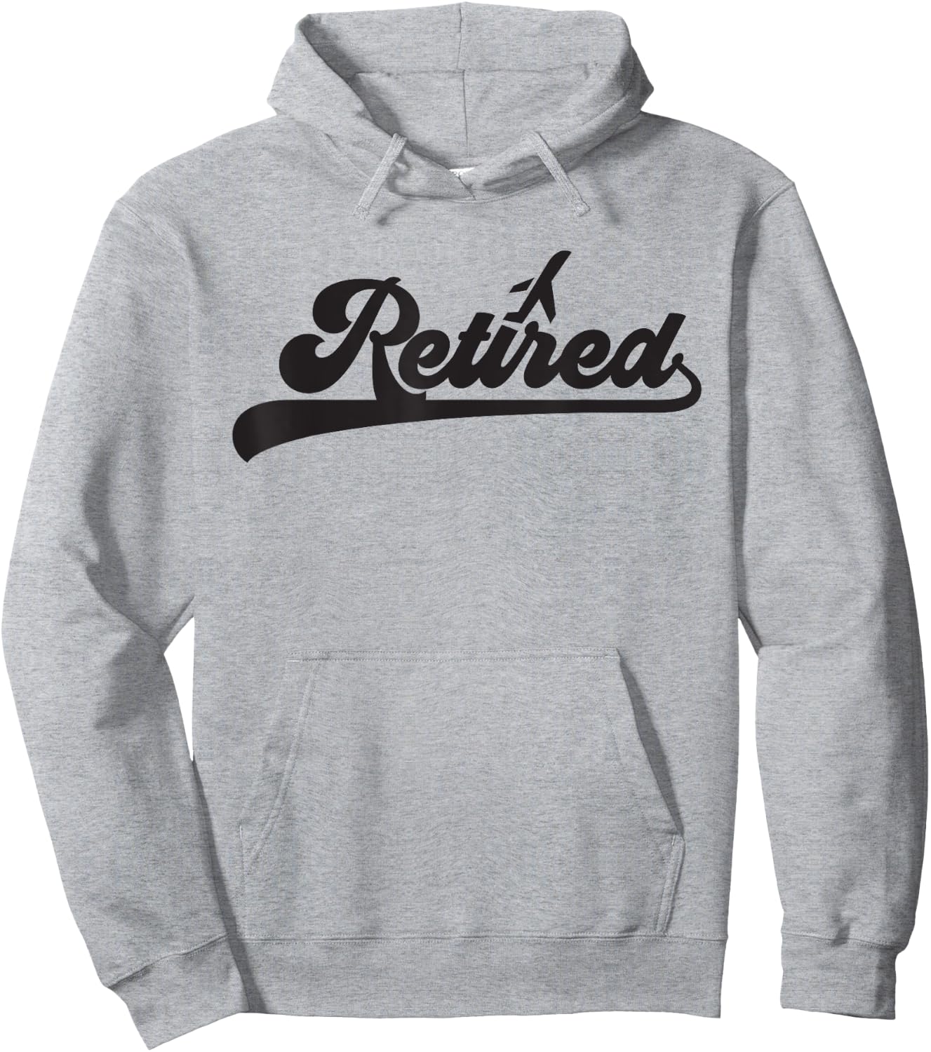 Retired Pilot Retirement Stewardess Gift Airplane Fly Shirt Hoodie - Hoodie | Ash