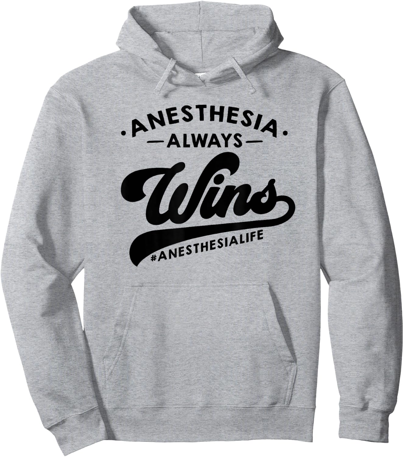 Funny & Cute Anesthesia Quote ABU158a Hoodie - Hoodie | Ash