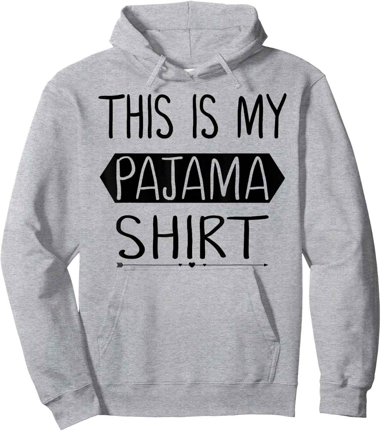 Kids Pajamas Shirt Funny Pajamas PJ Top Teen Girls Boys Hoodie - Hoodie | Ash