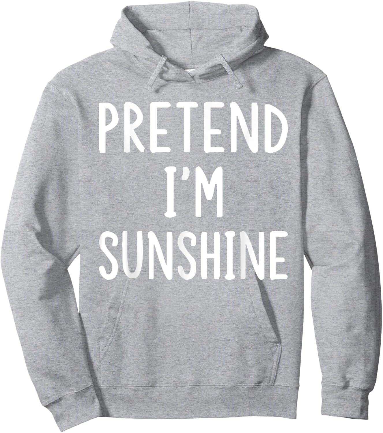 Pretend I'm A Sunshine Lazy Easy Halloween Matching Costume Hoodie - Hoodie | Ash