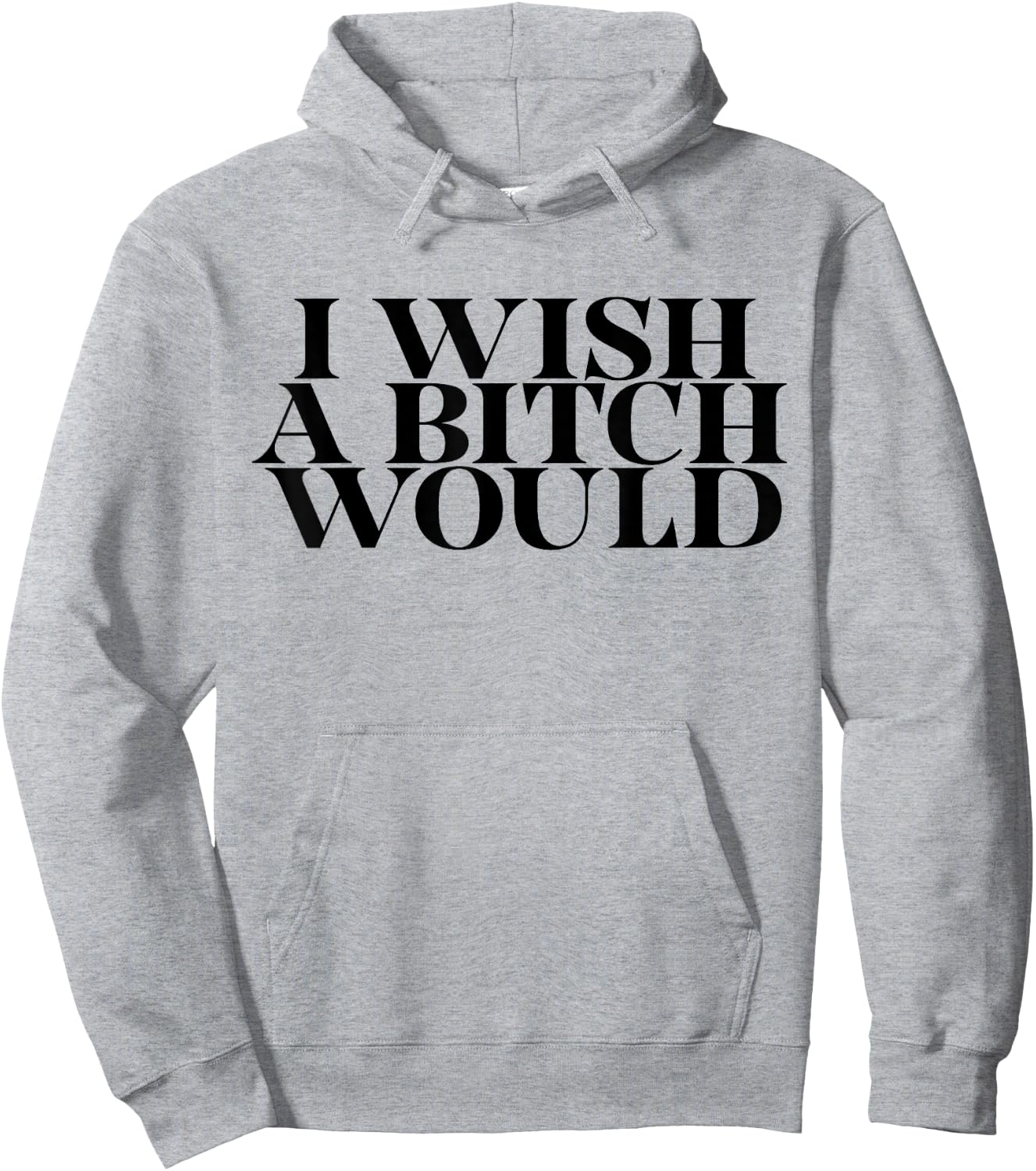 I Wish a Bitch Would Slap A Hoe Meme Try Me Funny Hoodie - Hoodie | Ash