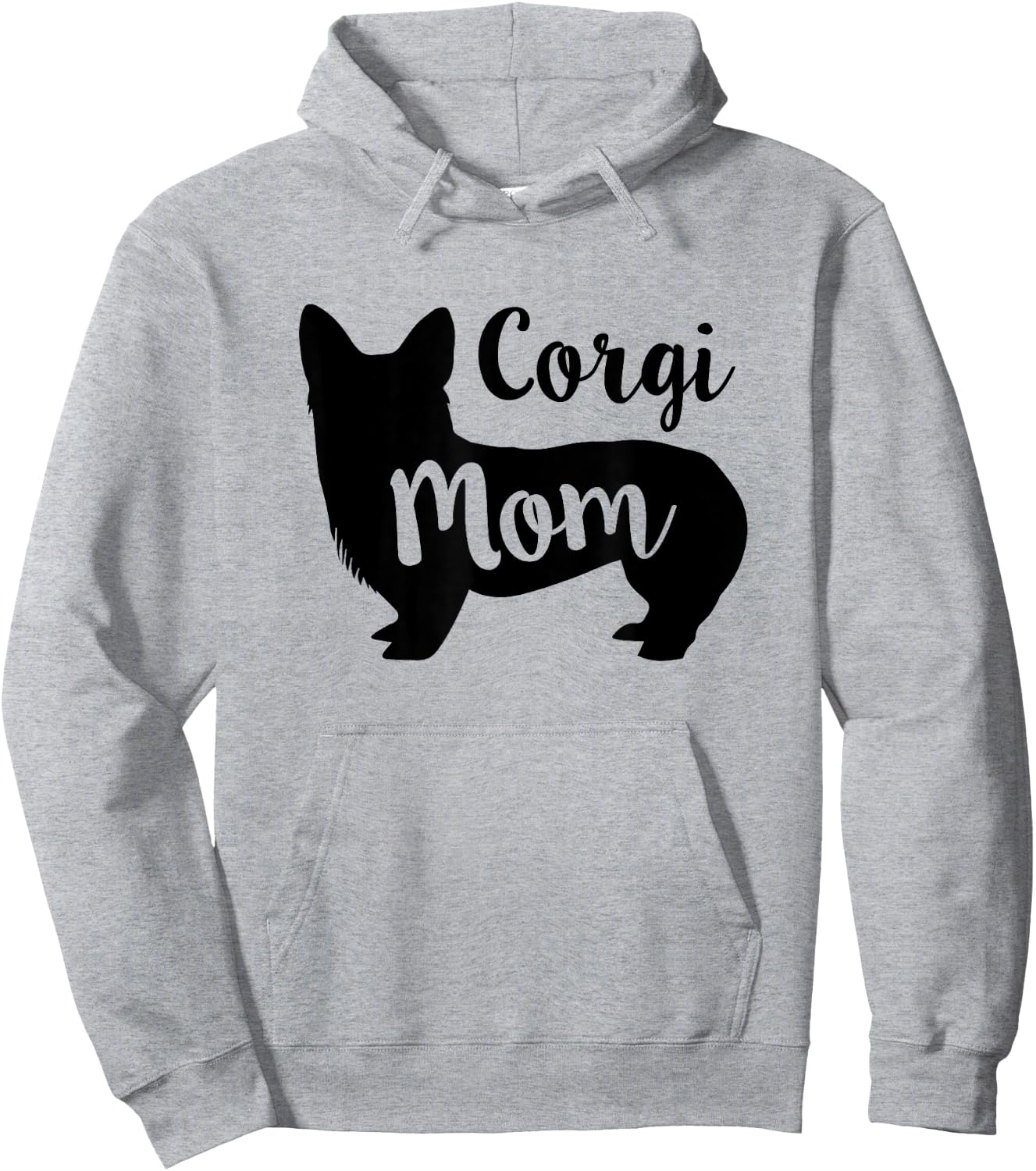 Corgi Mom Funny Dog Lover Pet Owner Gift Women Hoodie - Hoodie | Ash