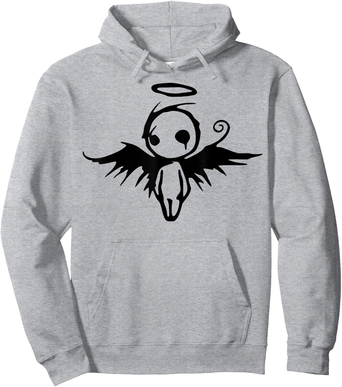 Cute Angel Vintage Couple Matching Halloween Party Costume Hoodie - Hoodie | Ash