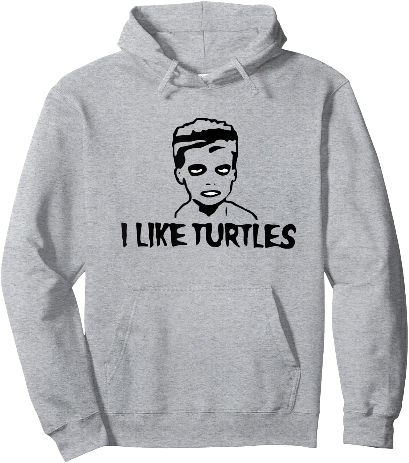 I Like Turtles Johnathan The Zombie Hoodie - Hoodie | Ash