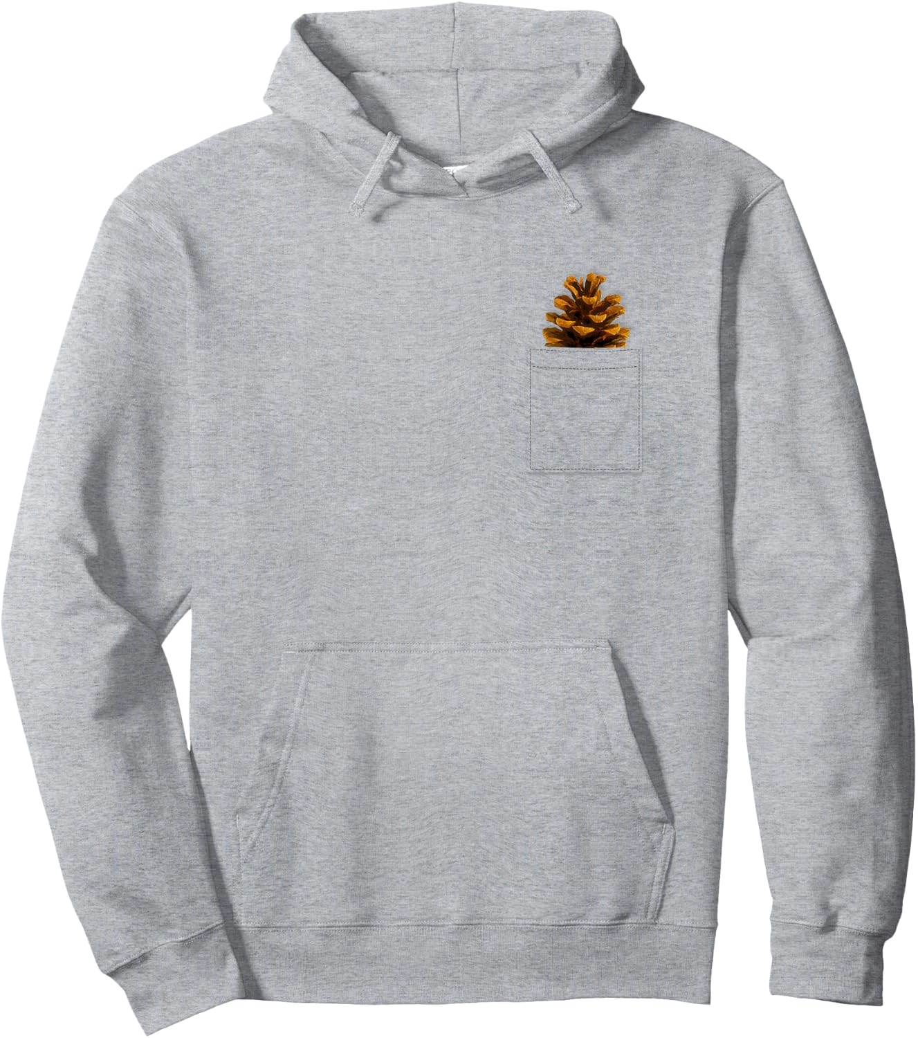 Pinecone in My Pocket Fun Hoodie - Hoodie | Ash