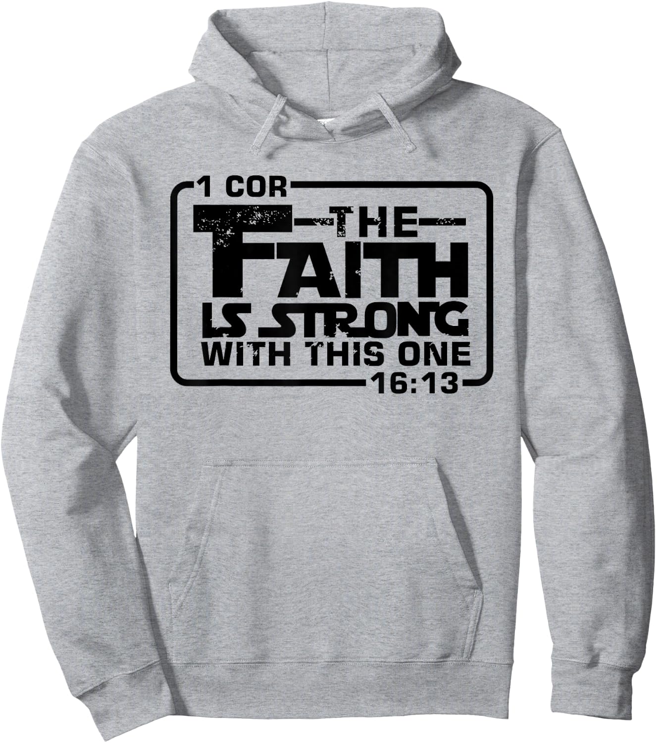 The Faith is strong with this one Christian Funny T Shirt Hoodie - Hoodie | Ash