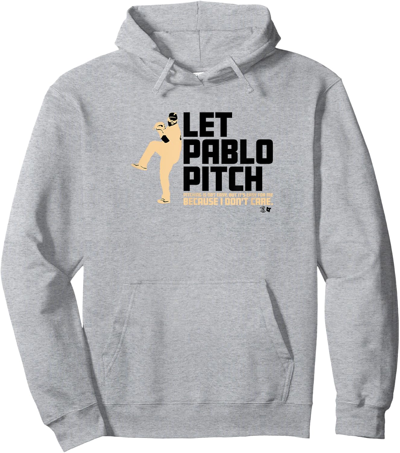 Officially licensed Pablo Sandoval - Let Pablo Pitch Hoodie - Hoodie | Ash
