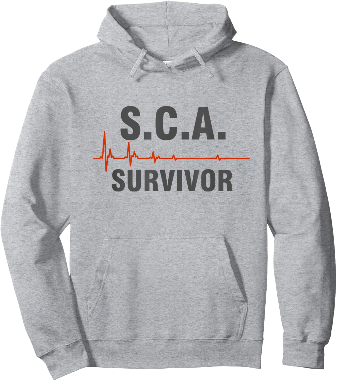 Sudden Cardiac Arrest Survivor Hoodie - Hoodie | Ash