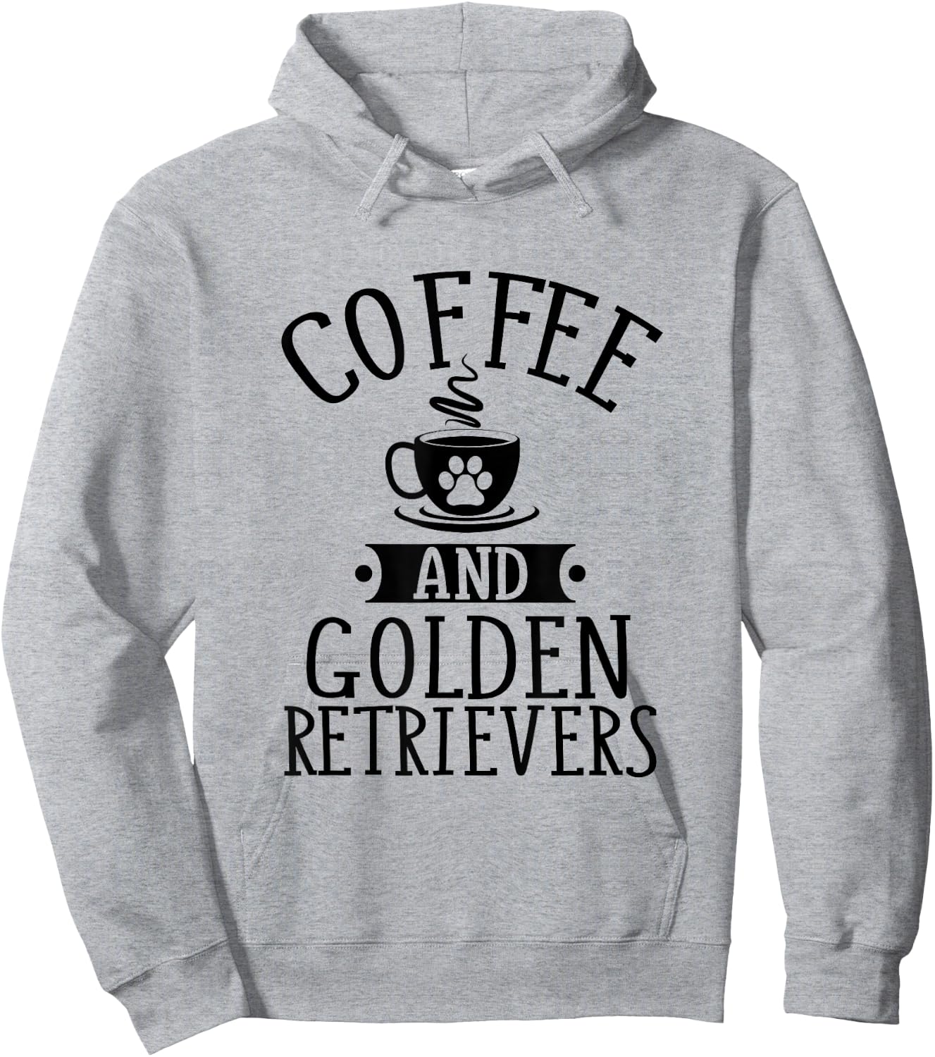 Coffee and Golden Retrievers - Golden Lover Shirt Gift Hoodie - Hoodie | Ash
