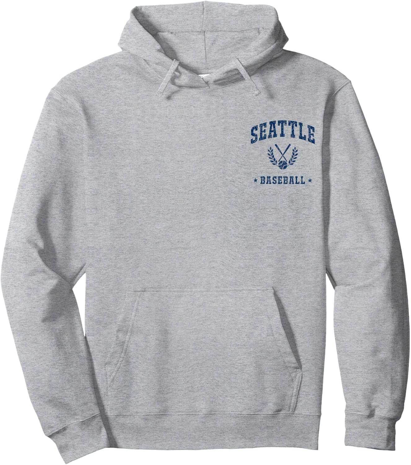 Seattle Baseball Vintage Gameday Retro Baseball Lover Hoodie - Hoodie | Ash