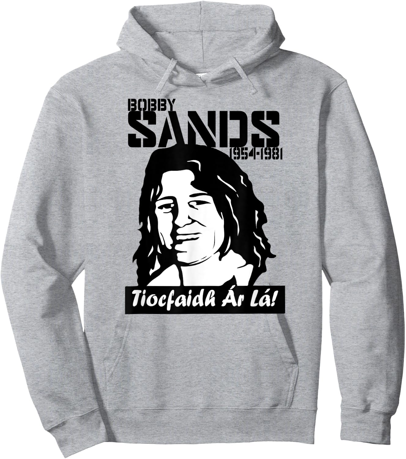 Bobby Sands Irish Republican Hoodie - Hoodie | Ash