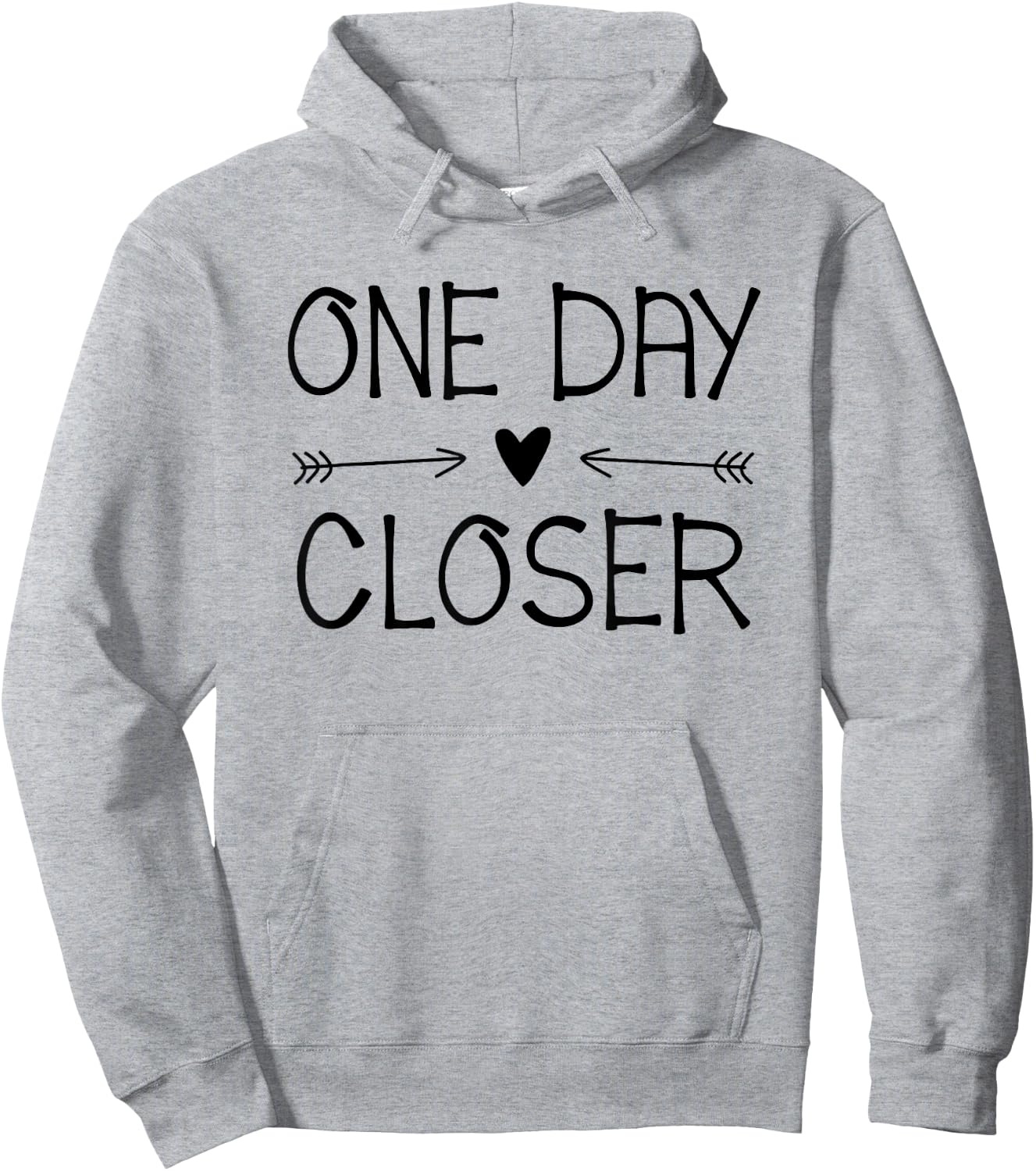 One Day Closer Military Shirt Deployment Military Gift Hoodie - Hoodie | Ash