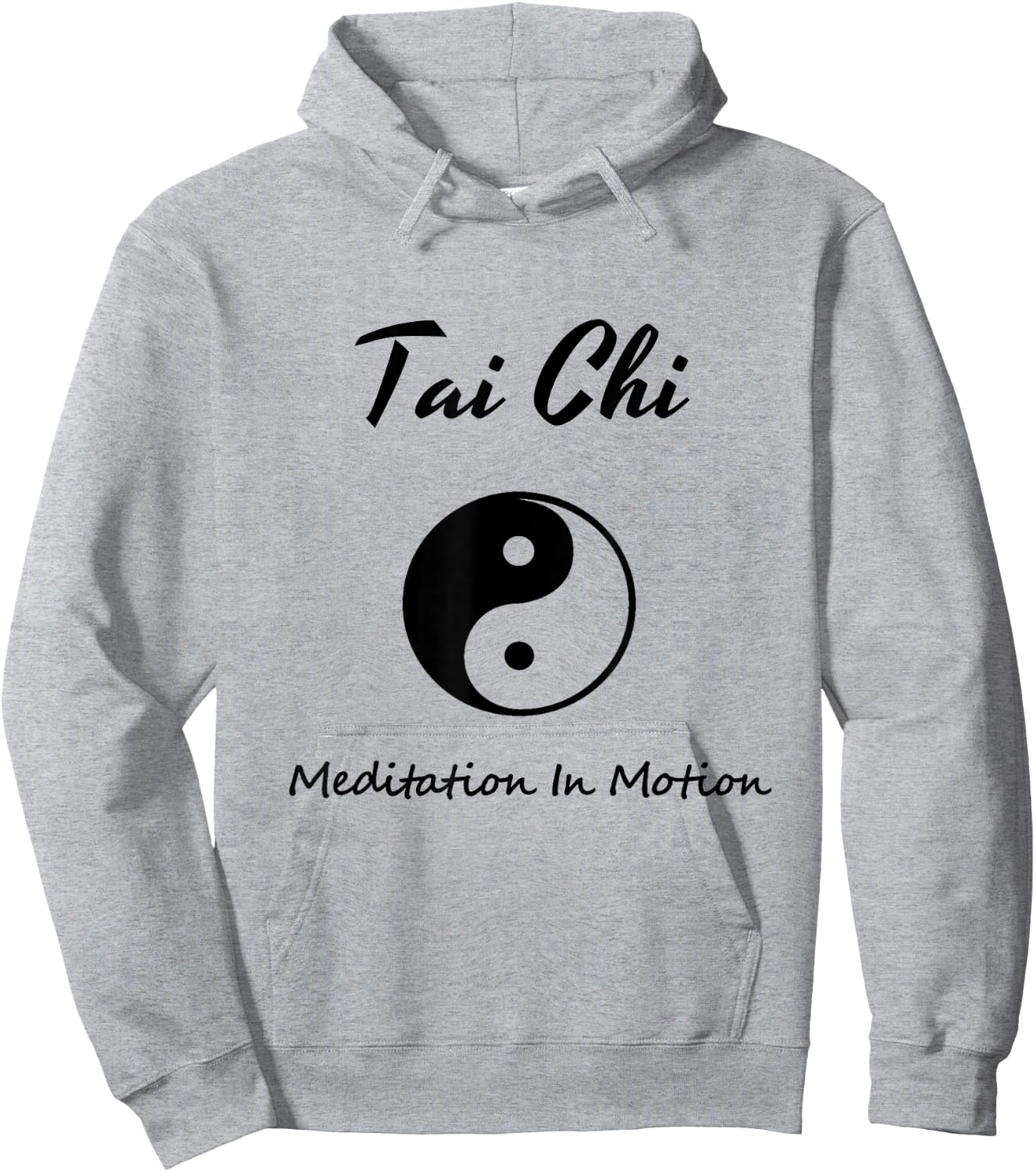 Tai Chi , Meditation In Motion, Martial Arts Gift Hoodie - Hoodie | Ash
