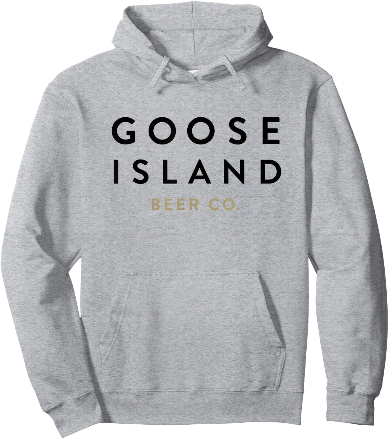 Goose Island Stacked Logo Hoodie - Hoodie | Ash