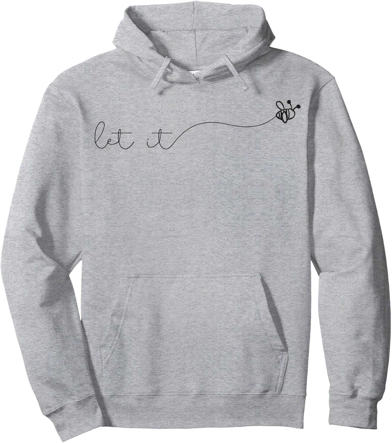 Summer Shirt with Saying Cute Beekeeper Let it Bee Hoodie - Hoodie | Ash