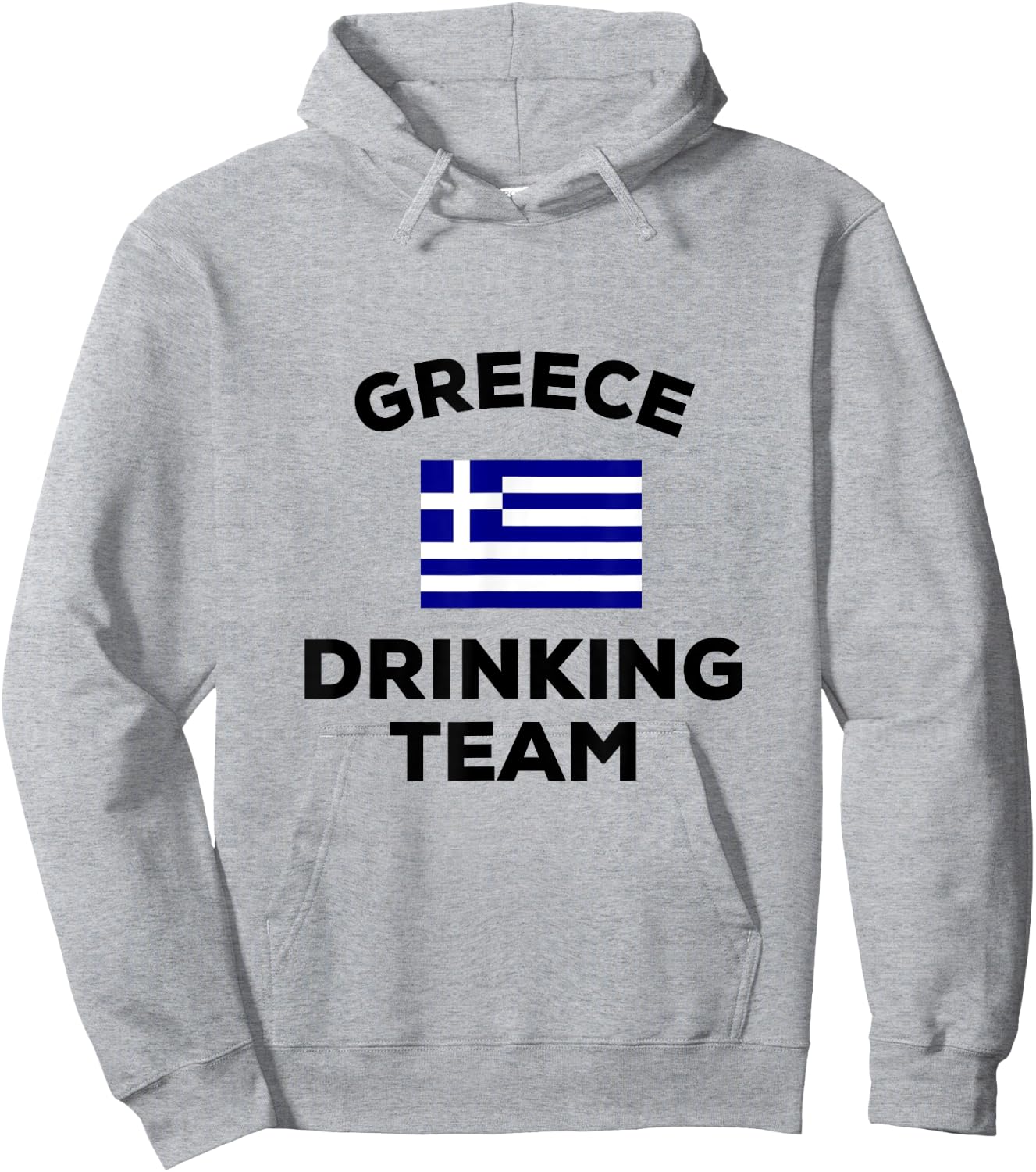 Funny Greece Drinking Team Beer Drunk Greek Flag Party Gift Hoodie - Hoodie | Ash